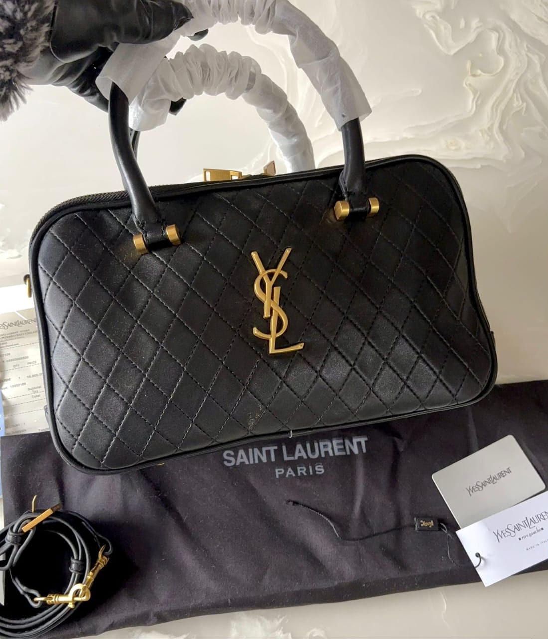 Buy First Copy YSL Bowling Women’s Handbag - Master Quality 7A Mirror at Lowest Price Online India