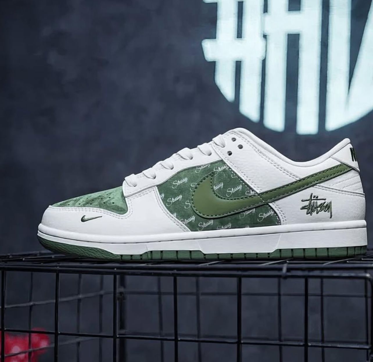 Buy First Copy Nike SB Dunk Low x Stussy Fossil Men’s Shoes - Master Quality 7A Mirror at Lowest Price Online India