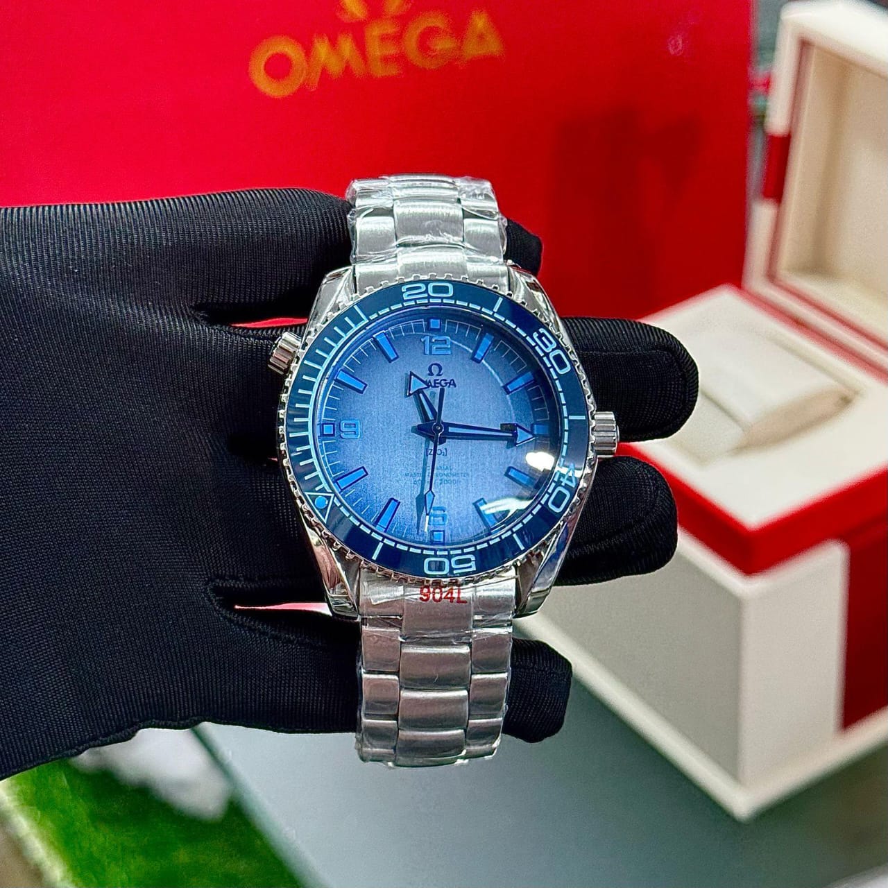 Buy First Copy Omega Seamaster Planet Ocean 600M Co-Axial Master Chronometer Automatic Men’s Watch - Master Quality 7A Mirror at Lowest Price Online India