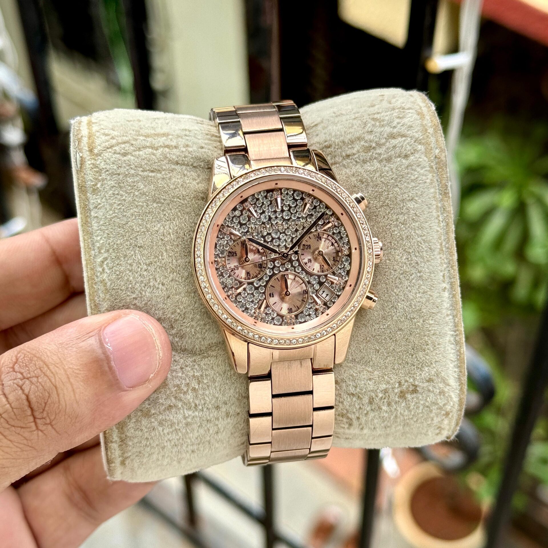 Buy First Copy Michael Kors Ritz Chronograph Women’s Watch 37mm - Master Quality 7A Mirror at Lowest Price Online India