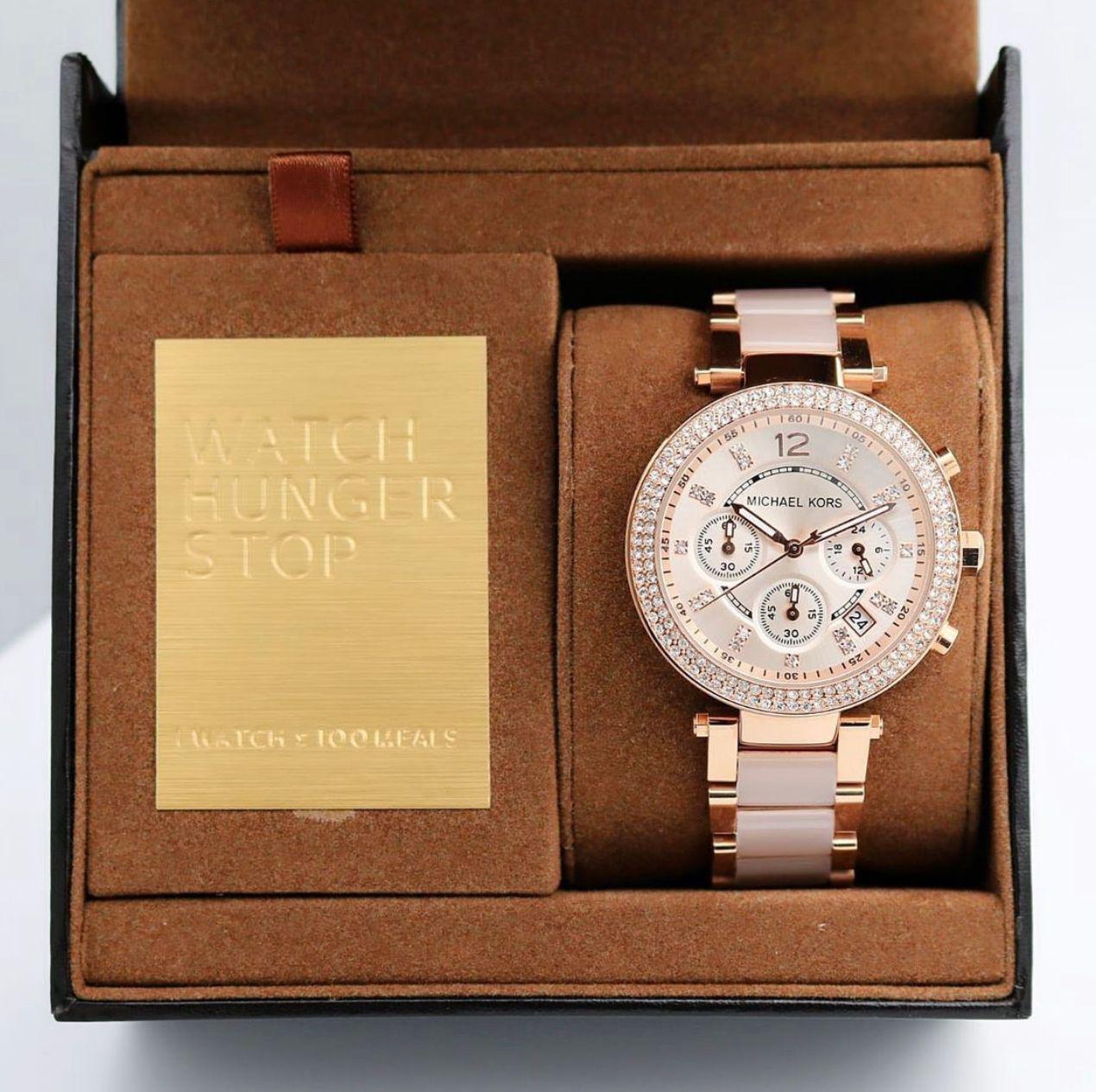 Buy First Copy Michael Kors Parker Chronograph Women’s Watch - Master Quality 7A Mirror at Lowest Price Online India