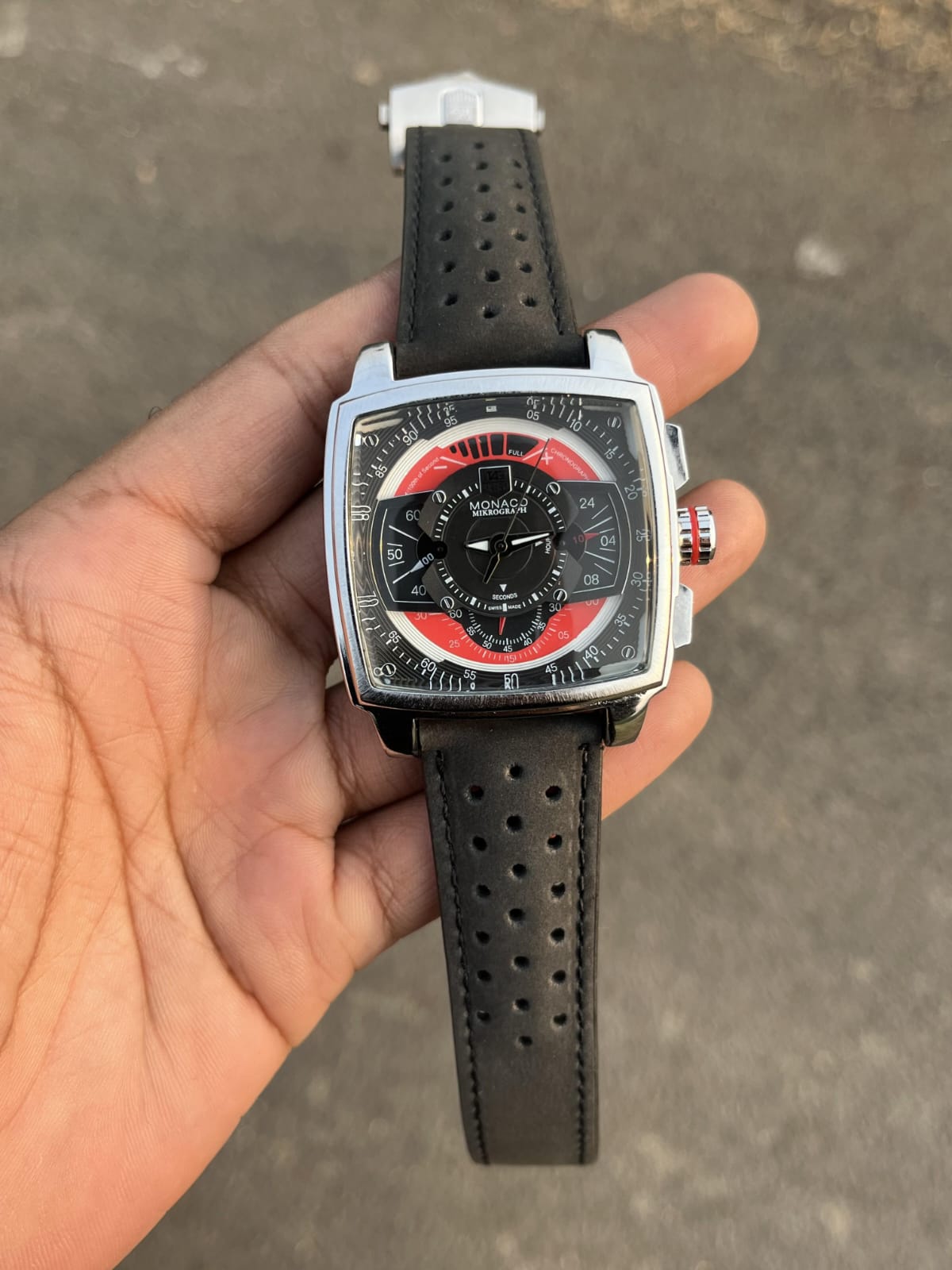 Buy First Copy TAG Heuer Monaco Chronograph Men’s Watch - Master Quality 7A Mirror at Lowest Price Online India