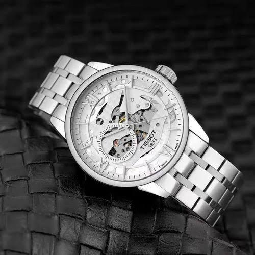 Buy First Copy Tissot 1853 Chemin des Tourelles Squelette Automatic Men’s Watch - Master Quality 7A Mirror at Lowest Price Online India