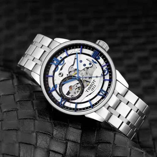 Buy First Copy Tissot 1853 Chemin des Tourelles Squelette Automatic Men’s Watch - Master Quality 7A Mirror at Lowest Price Online India