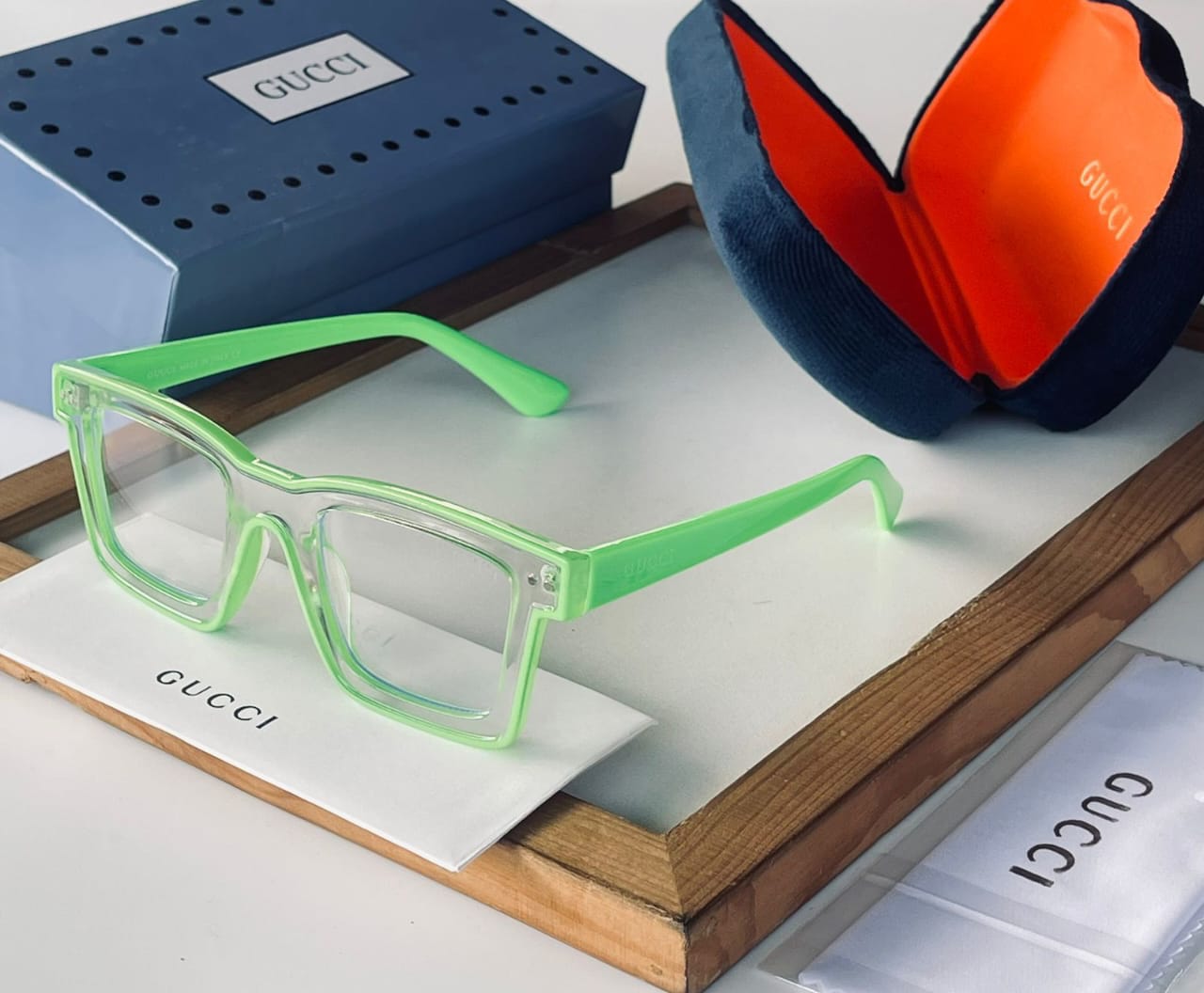 Buy First Copy Gucci Transparent Eyeglasses For Men - Master Quality 7A Mirror at Lowest Price Online India