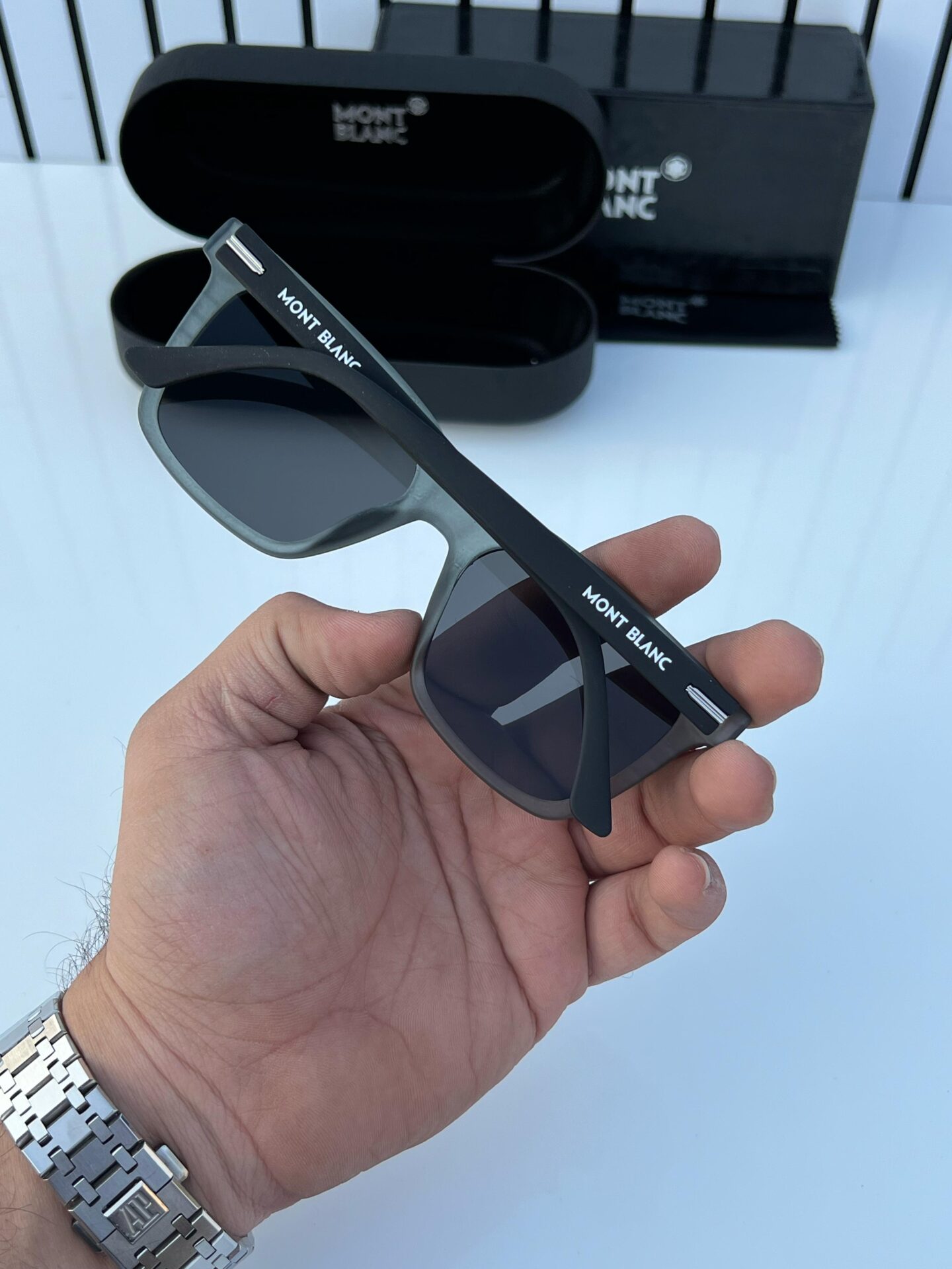 Buy First Copy Mont Blanc Black Sunglasses - Master Quality 7A Mirror at Lowest Price Online India