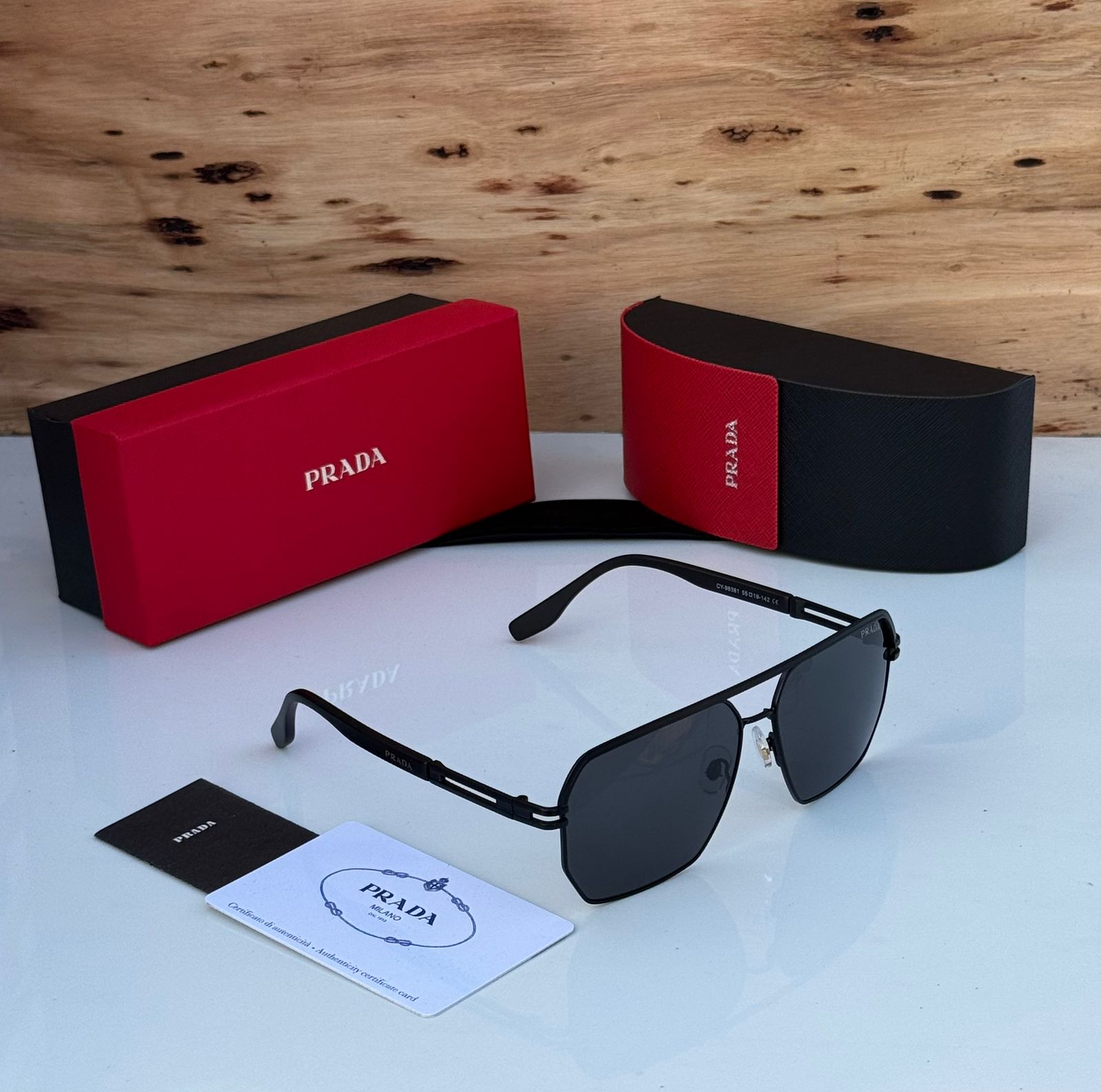 Buy First Copy Prada Aviator Square Sunglasses for Men - Master Quality 7A Mirror at Lowest Price Online India