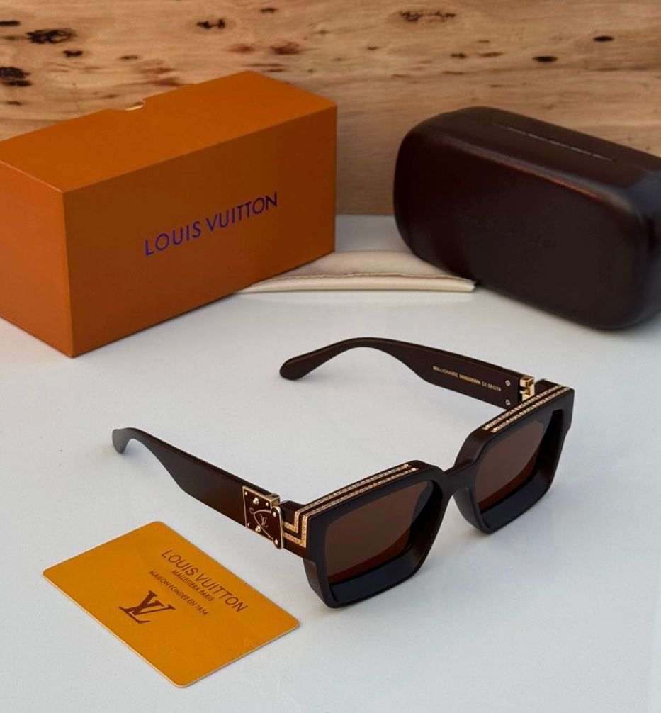 Buy First Copy Louis Vuitton 1.1 Millionaires Square Sunglasses for Men - Master Quality 7A Mirror at Lowest Price Online India