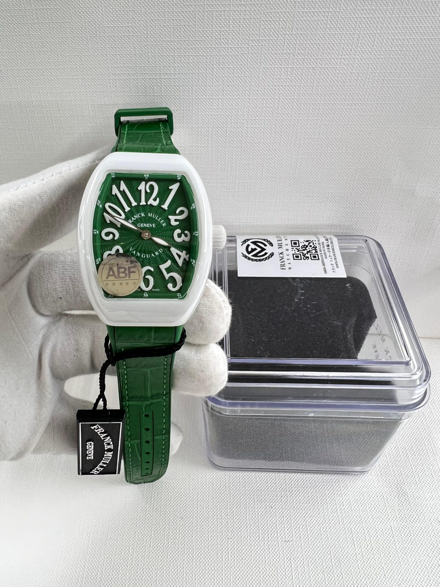 Buy First Copy Franck Muller Vanguard Glossy Women’s Leather Strap Watch - Master Quality 7A Mirror at Lowest Price Online India