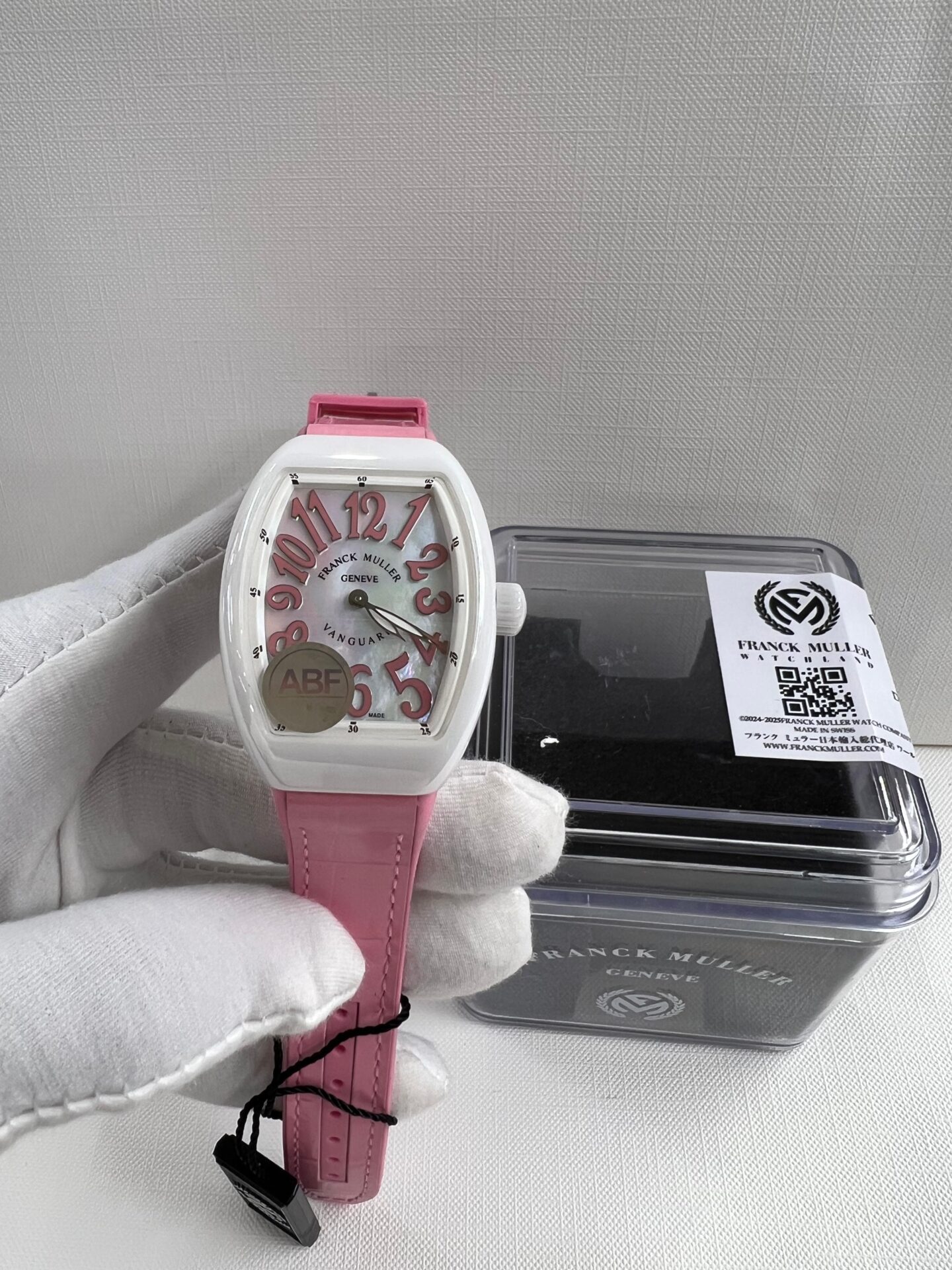 Buy First Copy Franck Muller Vanguard Glossy Women’s Leather Strap Watch - Master Quality 7A Mirror at Lowest Price Online India