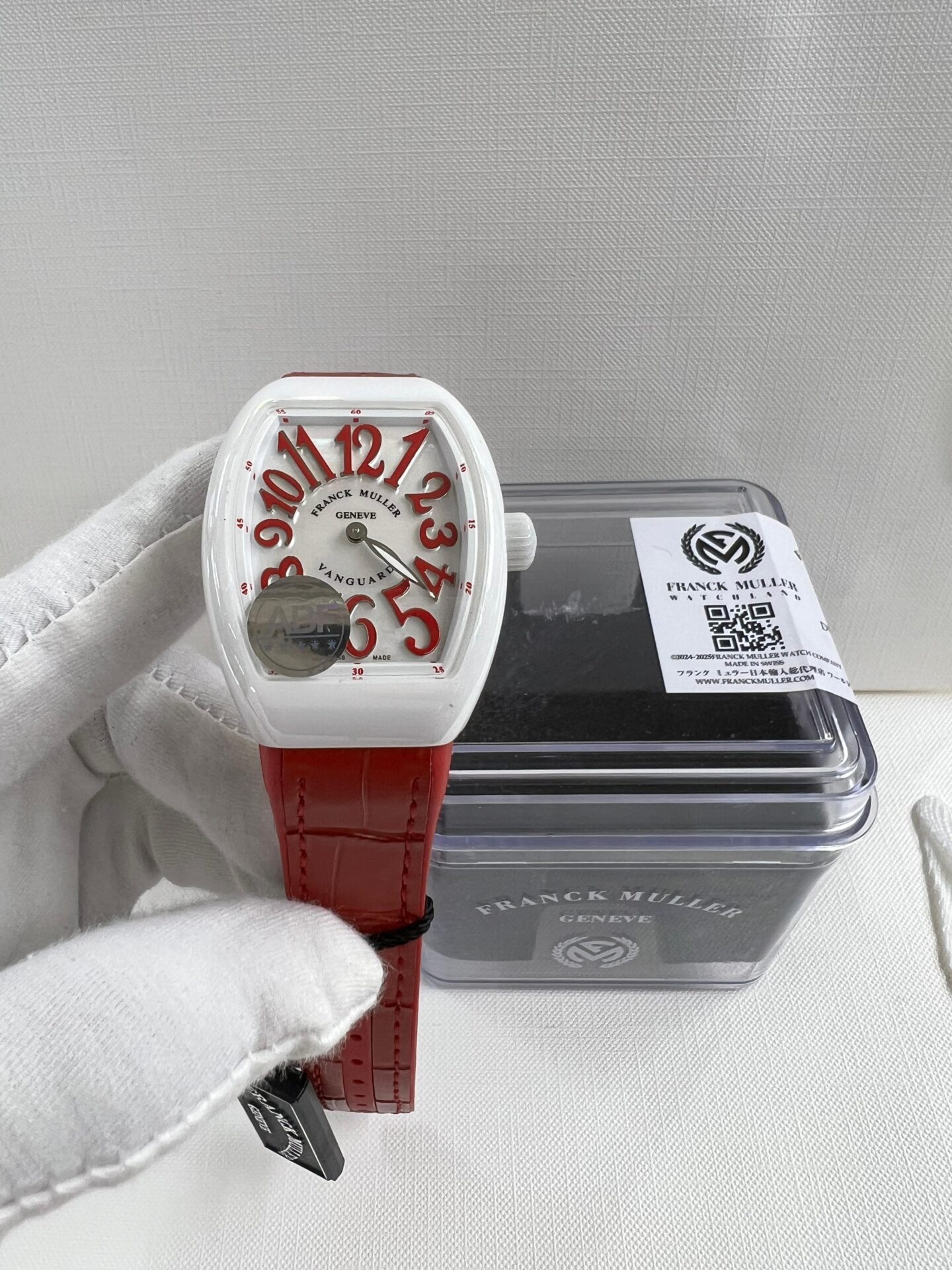 Buy First Copy Franck Muller Vanguard Glossy Women’s Leather Strap Watch - Master Quality 7A Mirror at Lowest Price Online India