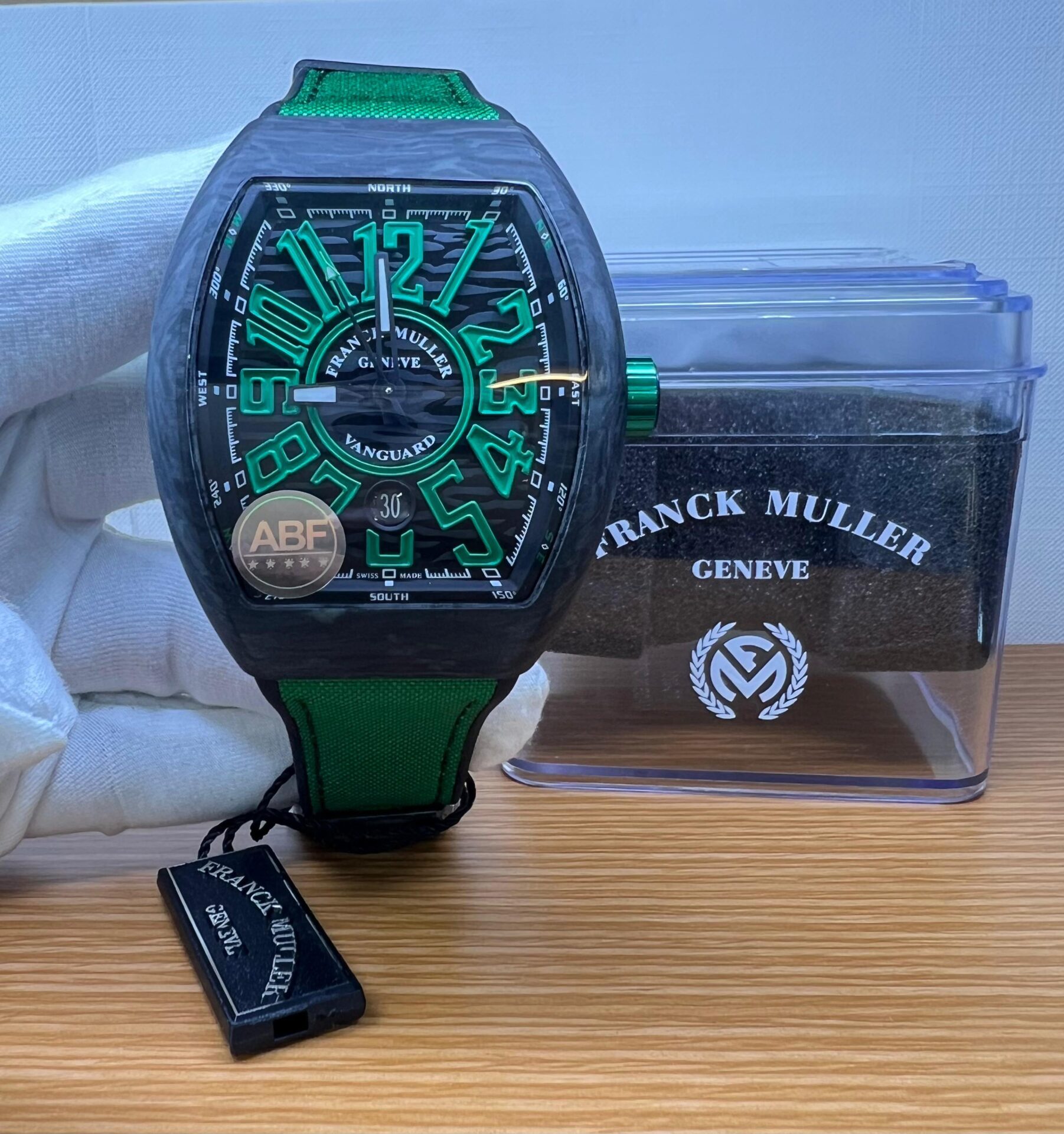 Buy First Copy Franck Muller Vanguard Yachting Men’s Watch Leather Strap - Master Quality 7A Mirror at Lowest Price Online India