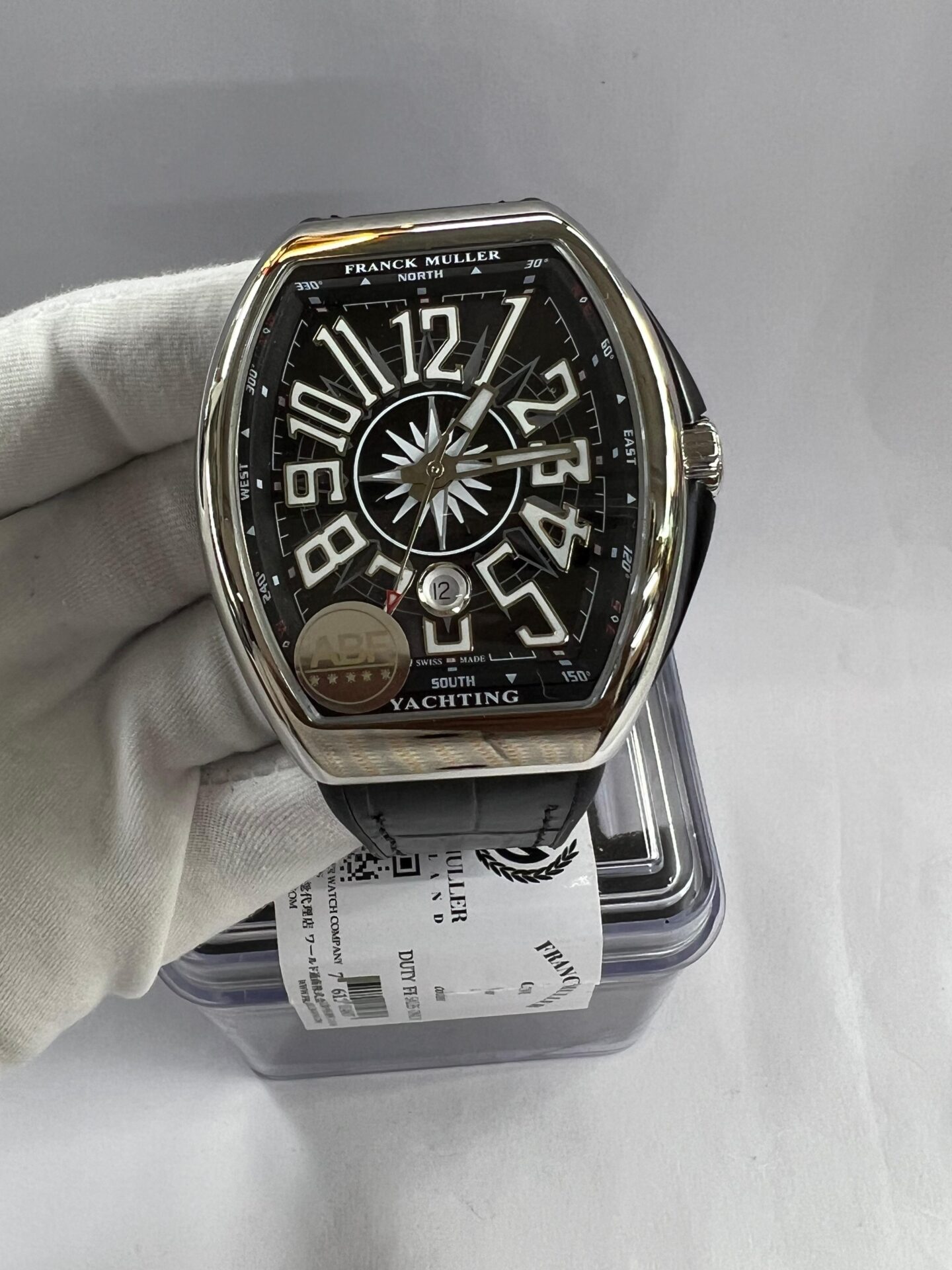Buy First Copy Franck Muller Vanguard Yachting Men’s Watch Leather Strap - Master Quality 7A Mirror at Lowest Price Online India