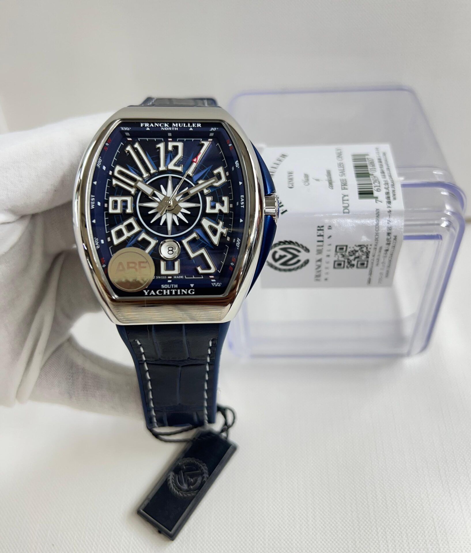 Buy First Copy Franck Muller Vanguard Yachting Men’s Watch Leather Strap - Master Quality 7A Mirror at Lowest Price Online India