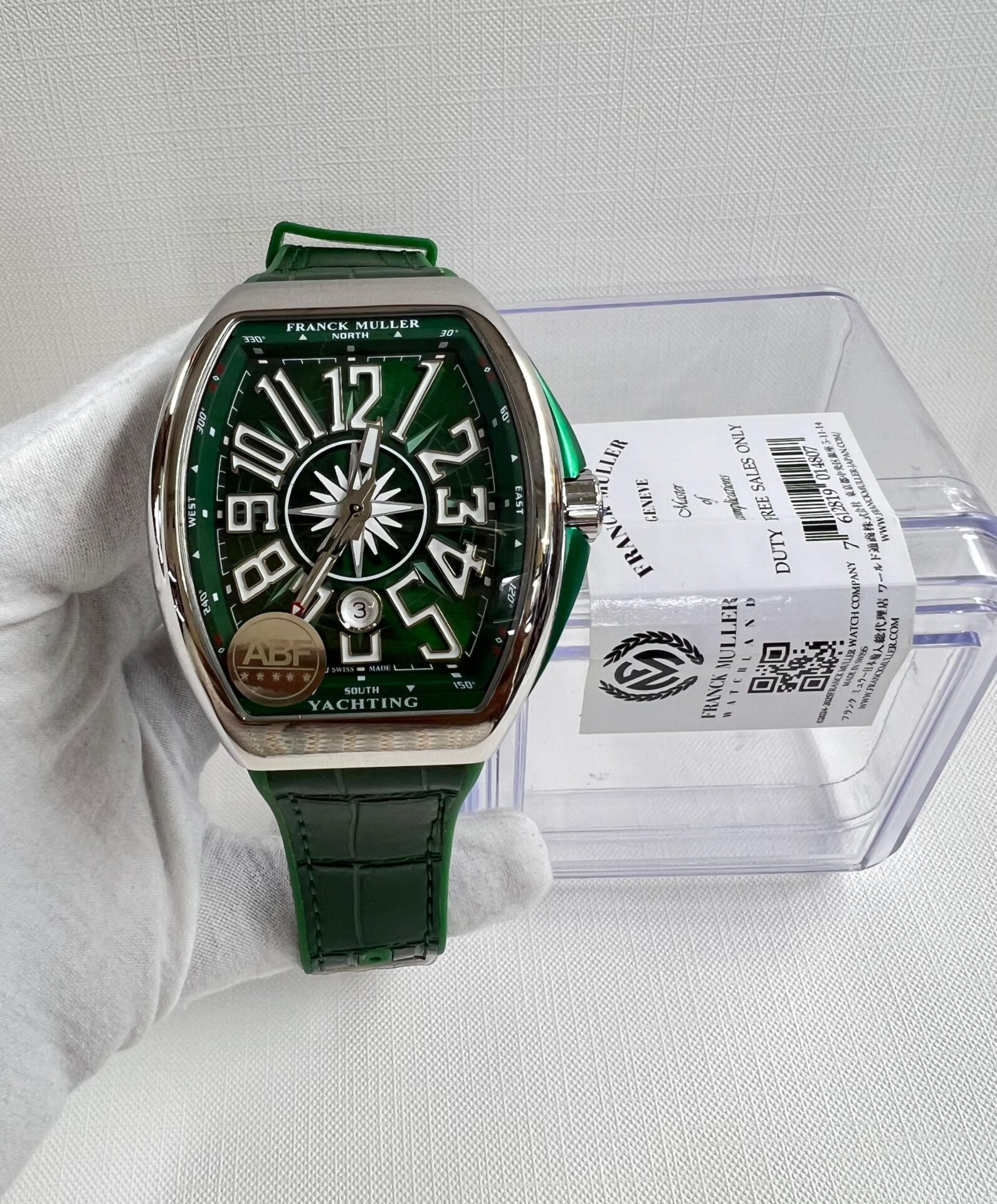 Buy First Copy Franck Muller Vanguard Yachting Men’s Watch Leather Strap - Master Quality 7A Mirror at Lowest Price Online India