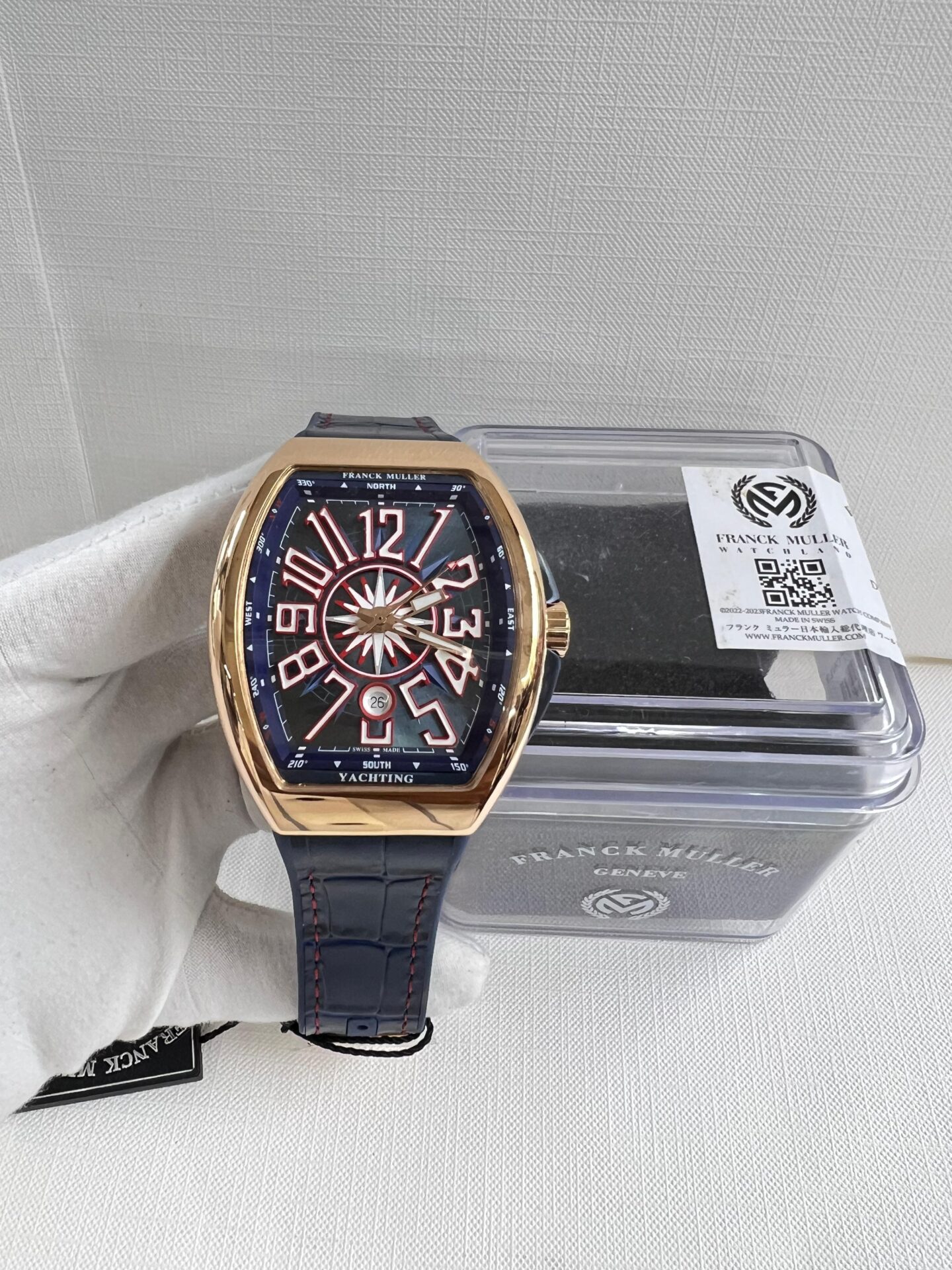 Buy First Copy Franck Muller Vanguard Yachting Men’s Watch Leather Strap - Master Quality 7A Mirror at Lowest Price Online India