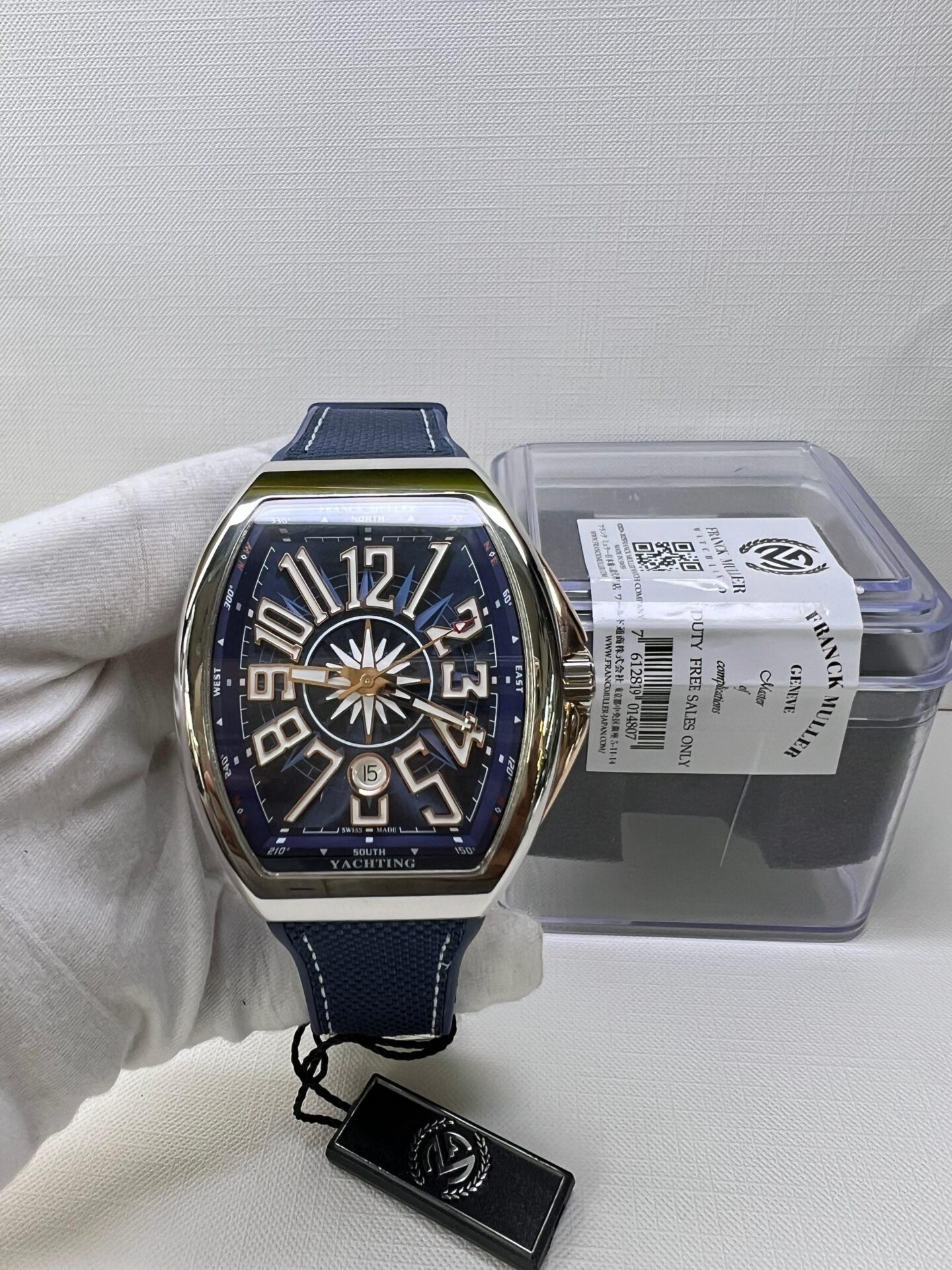 Buy First Copy Franck Muller Vanguard Yachting Men’s Watch Leather Strap - Master Quality 7A Mirror at Lowest Price Online India