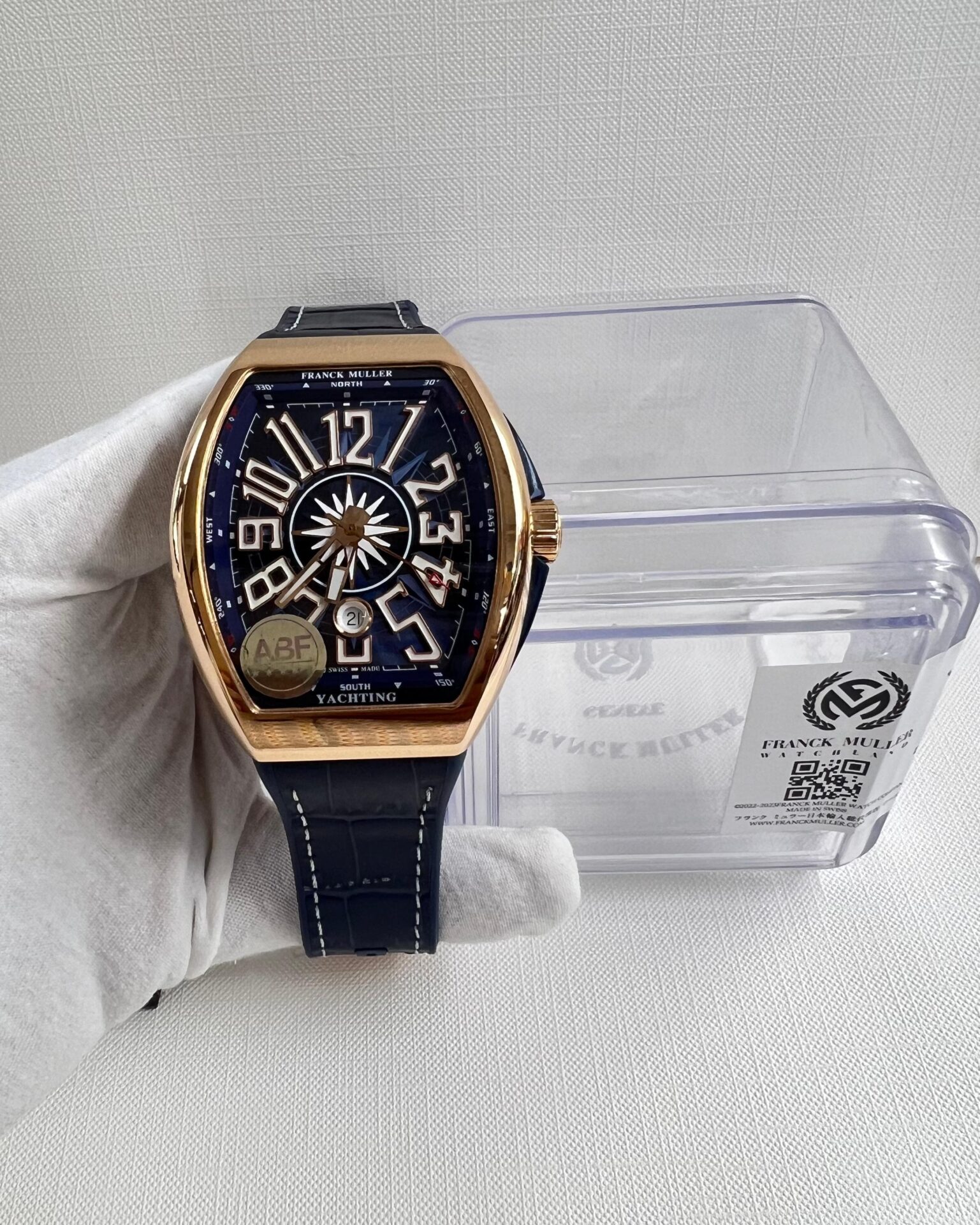 Buy First Copy Franck Muller Vanguard Yachting Men’s Watch Leather Strap - Master Quality 7A Mirror at Lowest Price Online India