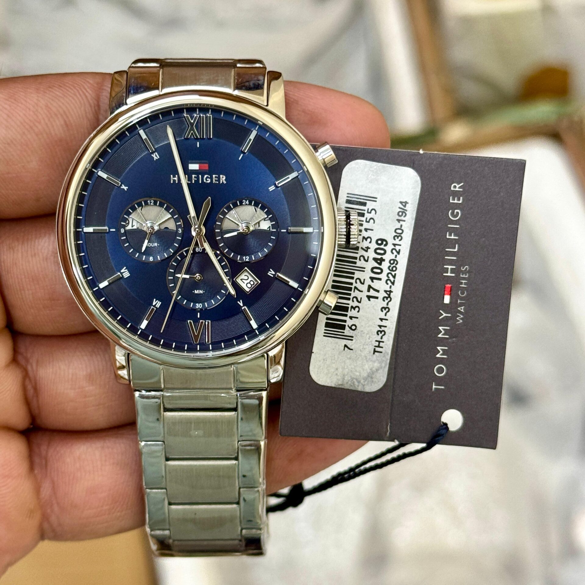 Buy First Copy Tommy Hilfiger Carly Chronograph Men’s Watch 41mm Quartz - Master Quality 7A Mirror at Lowest Price Online India