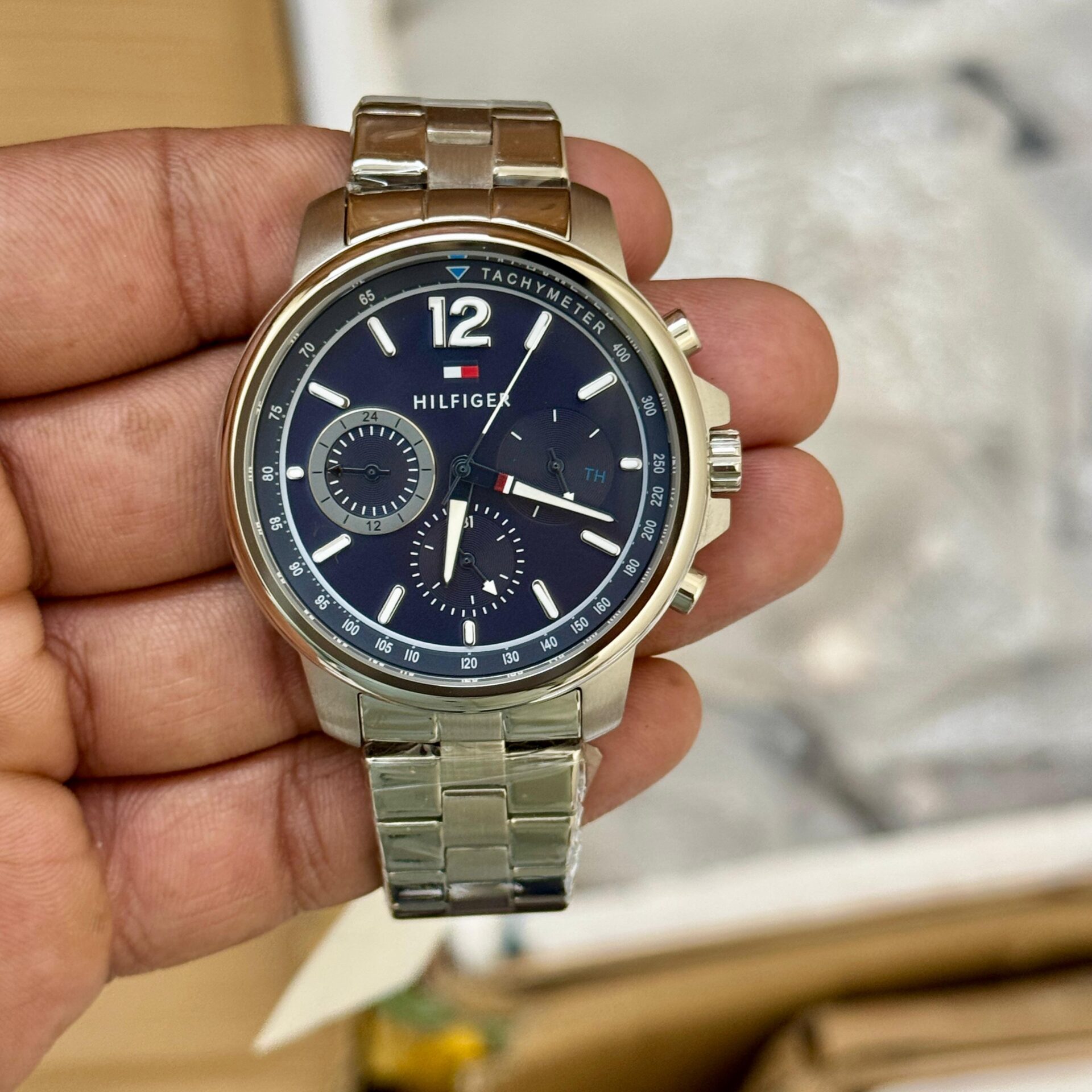 Buy First Copy Tommy Hilfiger Carly Chronograph Men’s Watch 41mm Quartz - Master Quality 7A Mirror at Lowest Price Online India