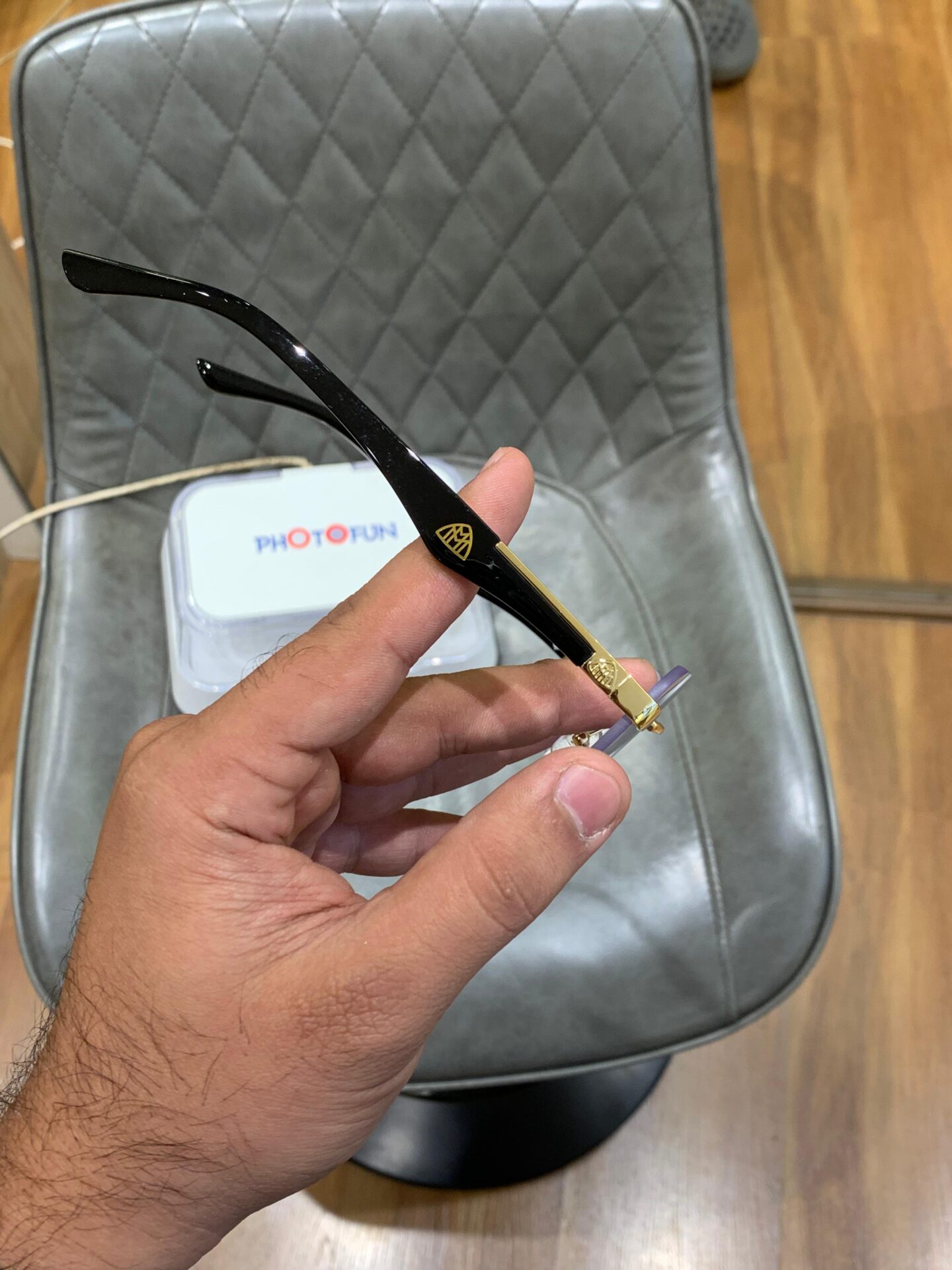 Buy First Copy Maybach Rimless Luxury Gold Sunglasses for Men - Master Quality 7A Mirror at Lowest Price Online India