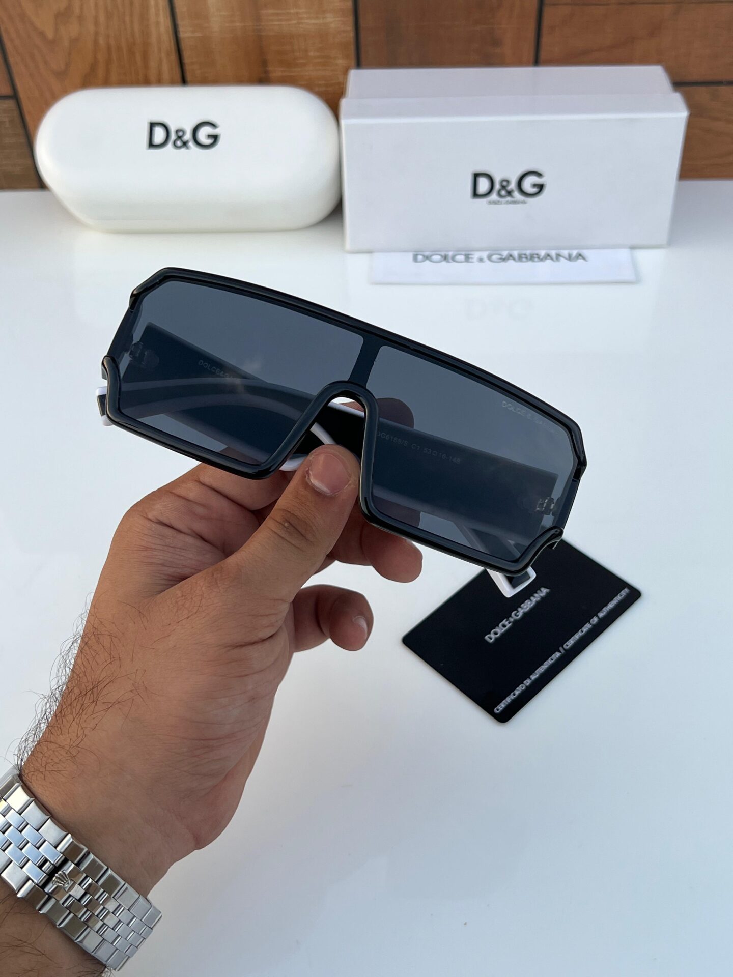 Buy First Copy Dolce & Gabbana Shield Sunglasses for Men - Master Quality 7A Mirror at Lowest Price Online India