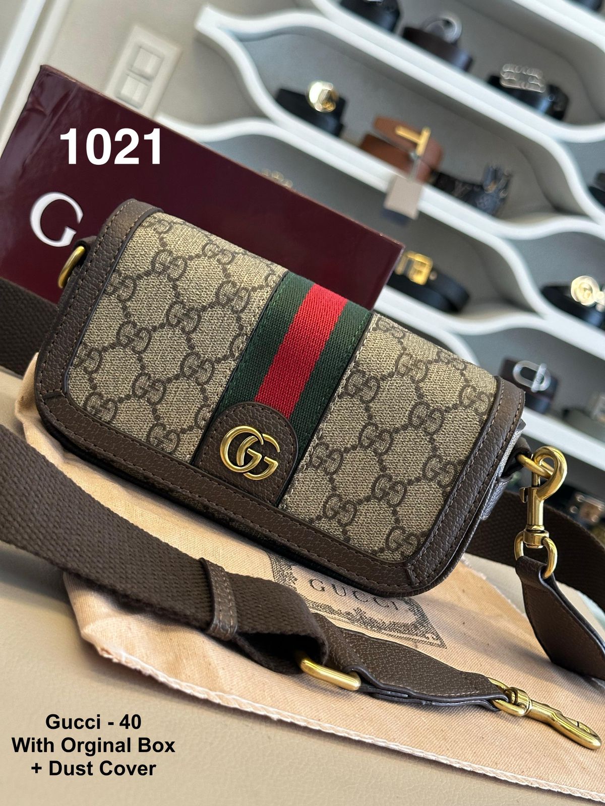 Buy First Copy Gucci Mini GG Supreme Shoulder bag for Women - Master Quality 7A Mirror at Lowest Price Online India