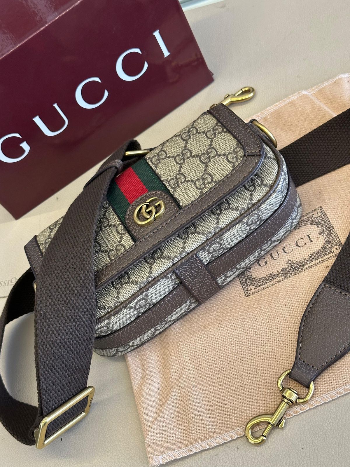 Buy First Copy Gucci Mini GG Supreme Shoulder bag for Women - Master Quality 7A Mirror at Lowest Price Online India