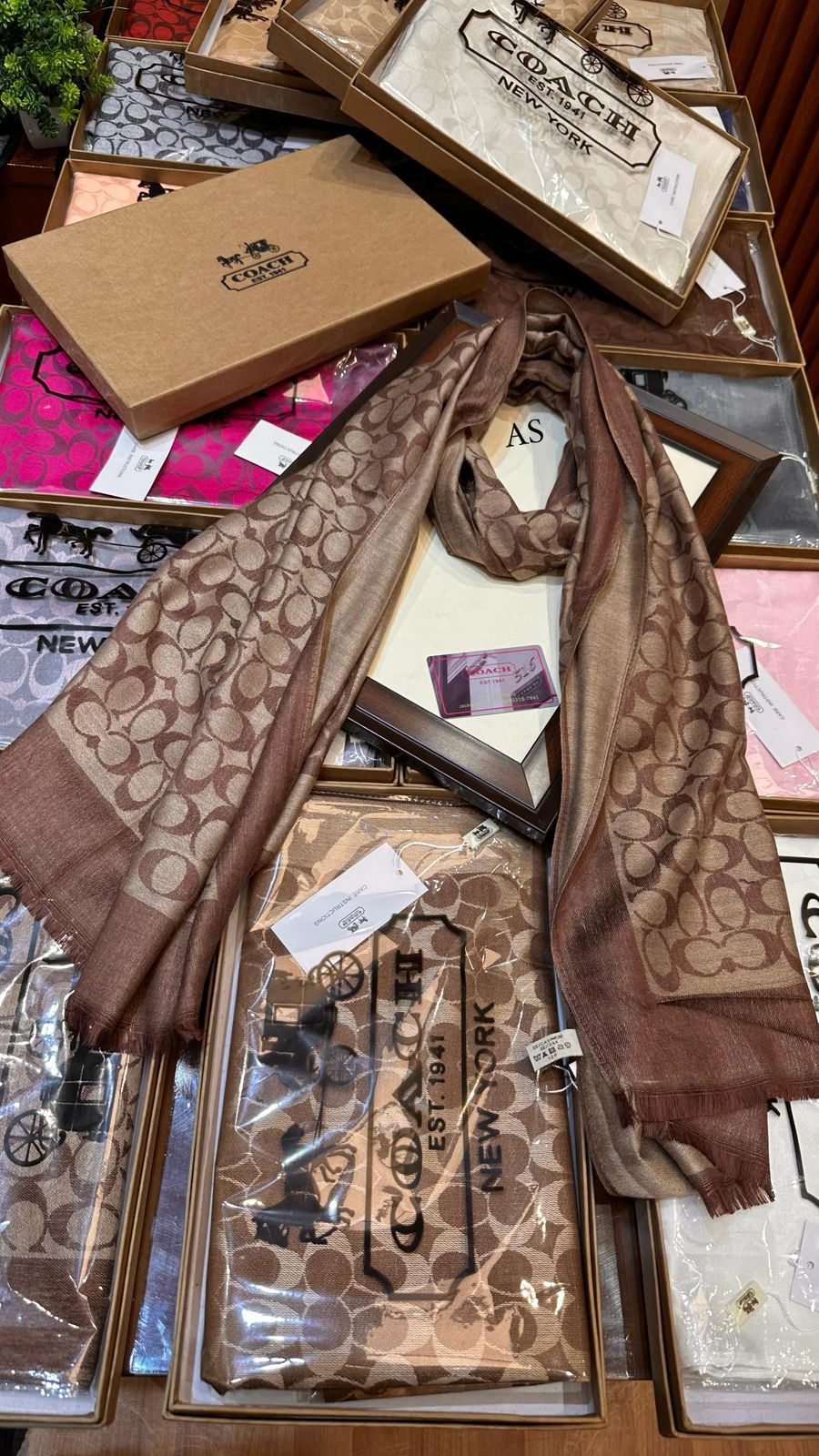 Buy First Copy Coach Party Wear Stoles For Women - Master Quality 7A Mirror at Lowest Price Online India