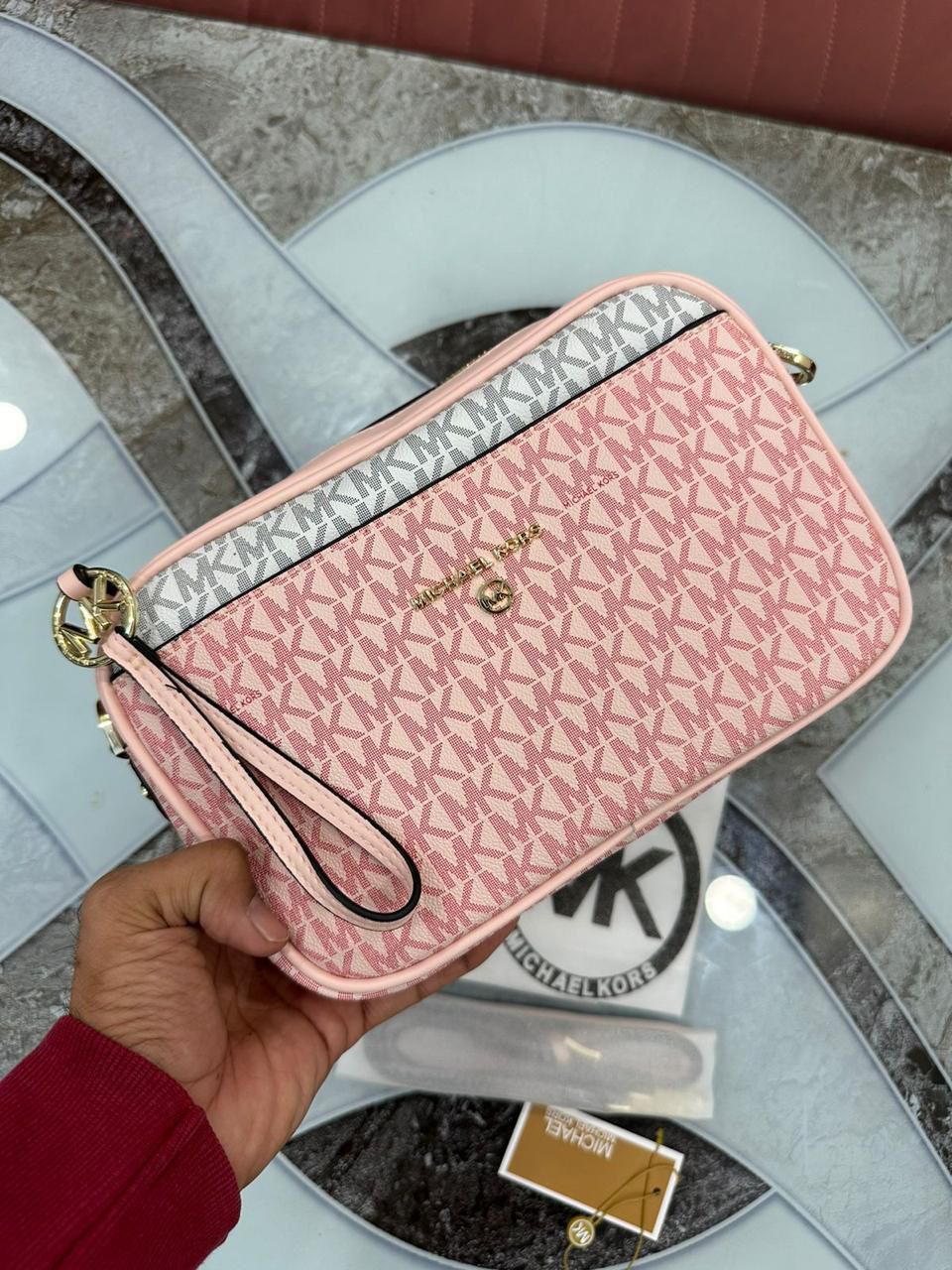 Buy First Copy Michael Kors Jet Set Charm Sling Bag for Women - Master Quality 7A Mirror at Lowest Price Online India