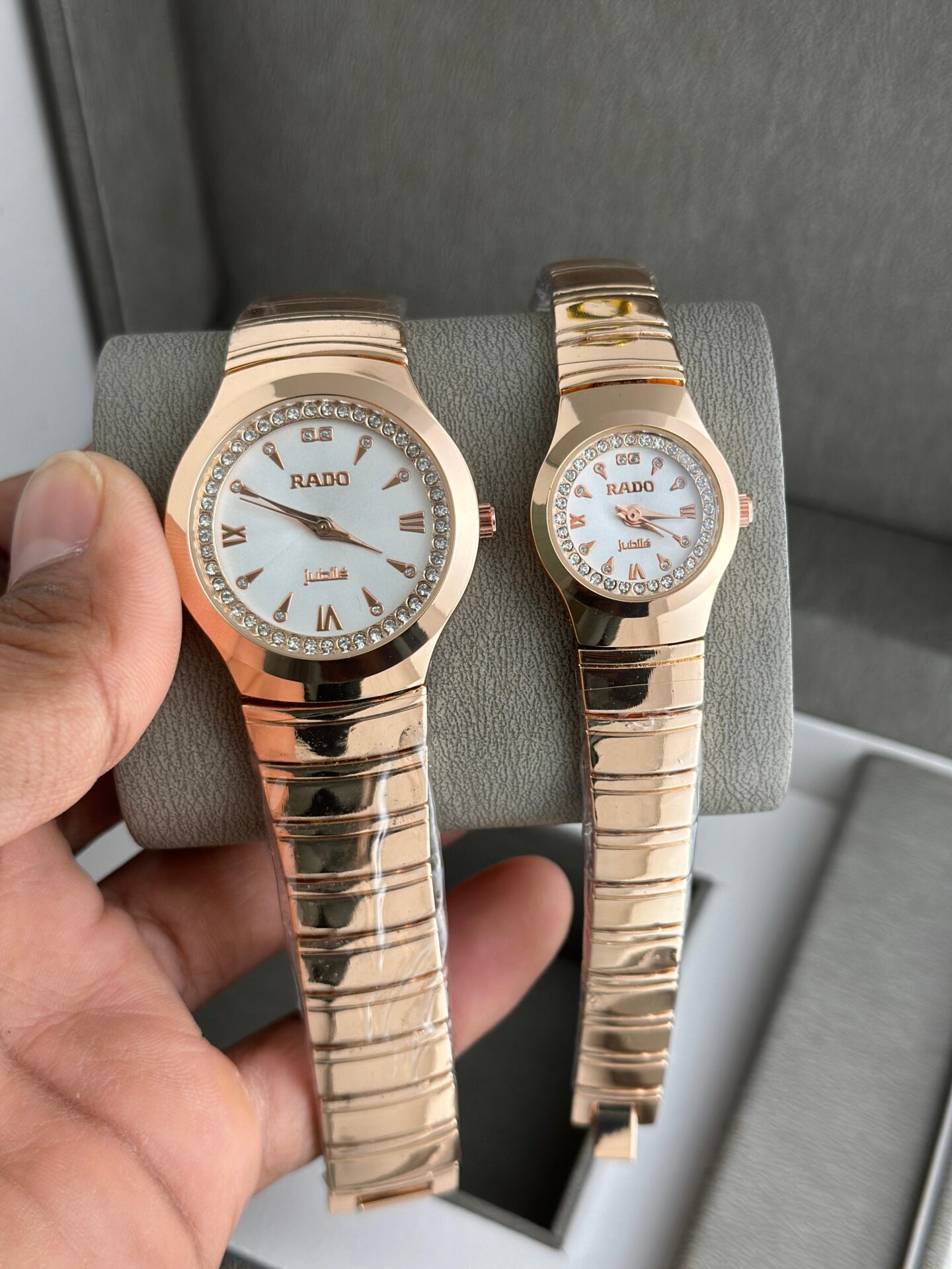 Buy First Copy Rado Couple Watches Premium Gift Set for Him & Her - Master Quality 7A Mirror at Lowest Price Online India