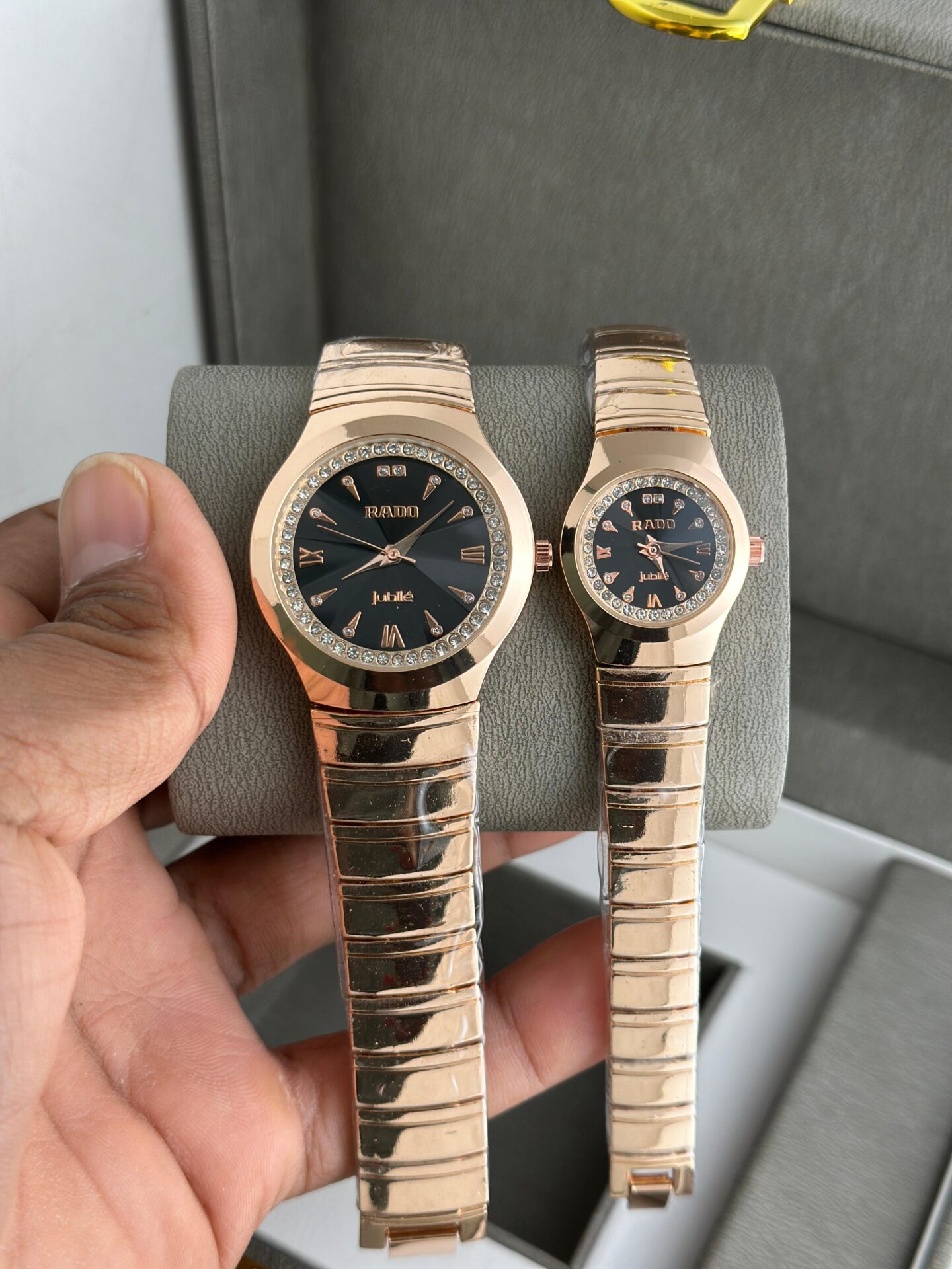Buy First Copy Rado Couple Watches Premium Gift Set for Him & Her - Master Quality 7A Mirror at Lowest Price Online India
