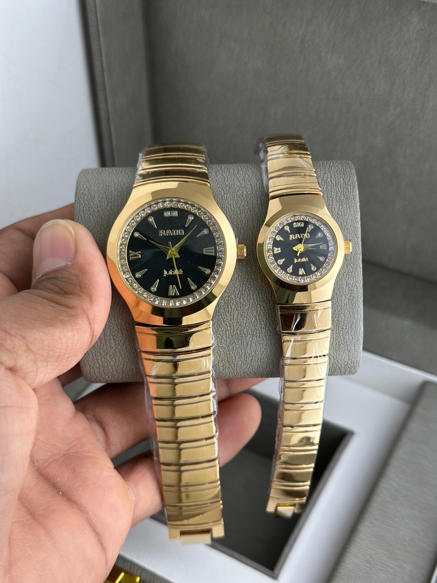 Buy First Copy Rado Couple Watches Premium Gift Set for Him & Her - Master Quality 7A Mirror at Lowest Price Online India