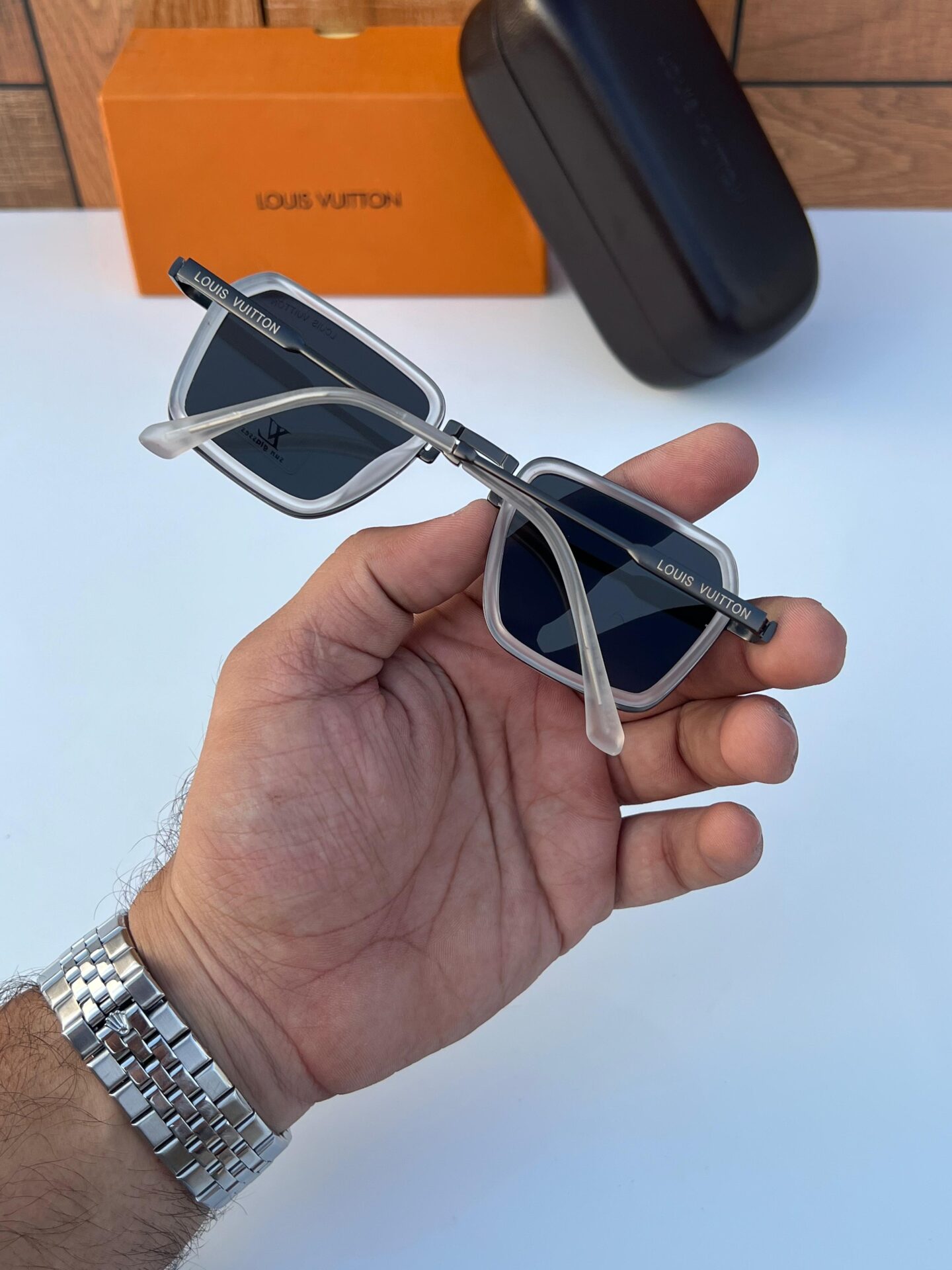 Buy First Copy Louis Vuitton Square Men’s Sunglasses - Master Quality 7A Mirror at Lowest Price Online India