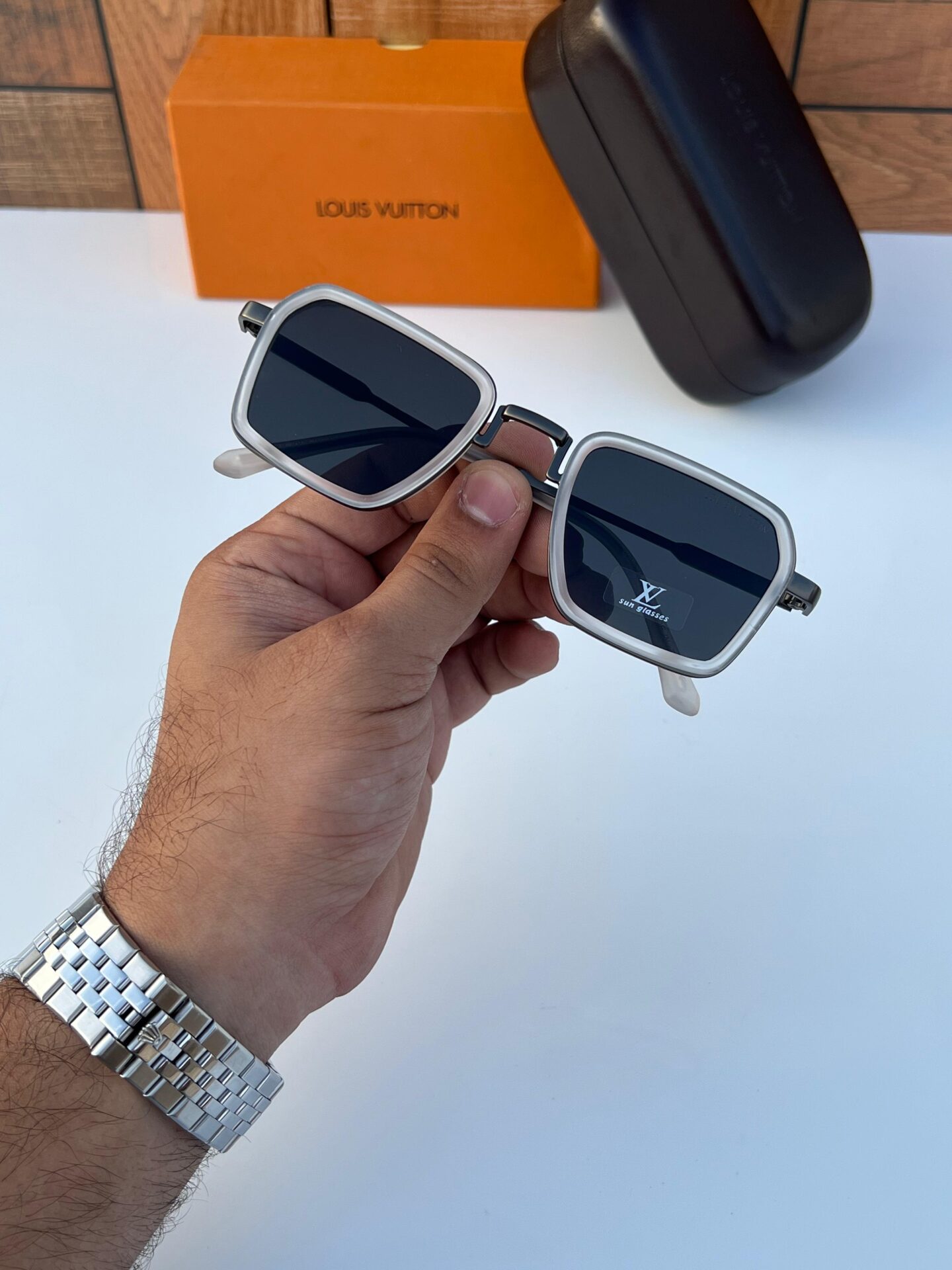Buy First Copy Louis Vuitton Square Men’s Sunglasses - Master Quality 7A Mirror at Lowest Price Online India