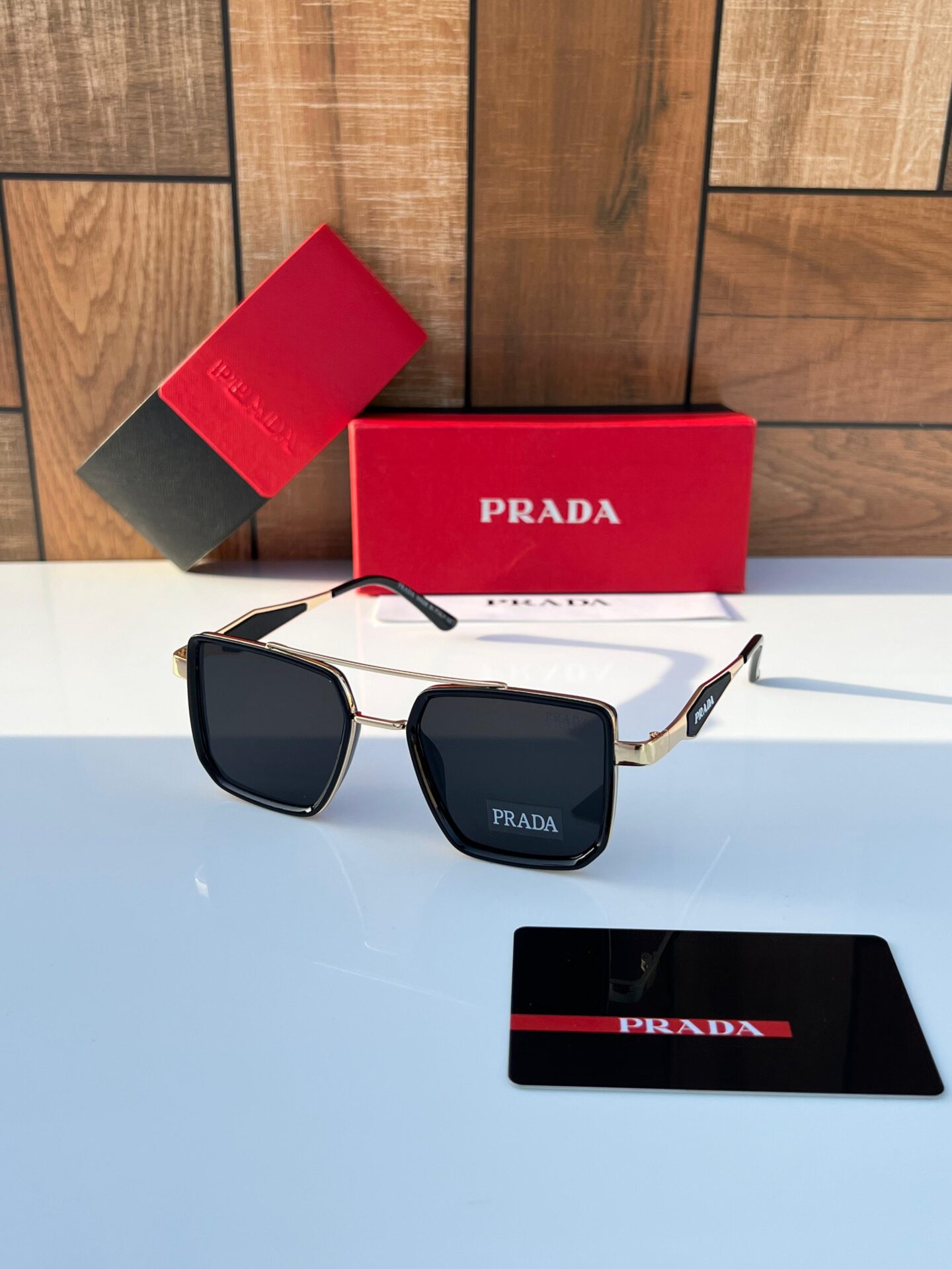 Buy First Copy Prada Square Sunglasses For Men - Master Quality 7A Mirror at Lowest Price Online India