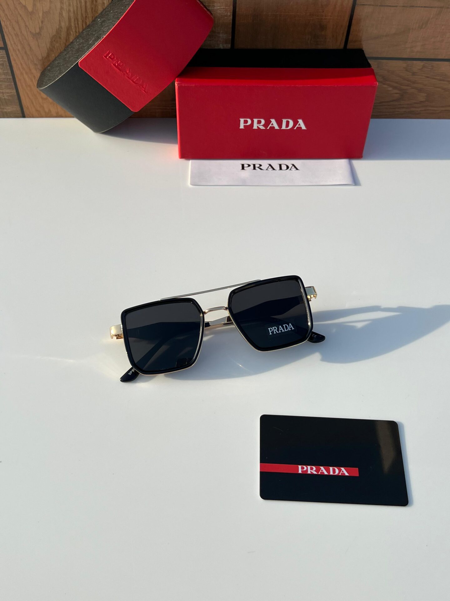 Buy First Copy Prada Square Sunglasses For Men - Master Quality 7A Mirror at Lowest Price Online India