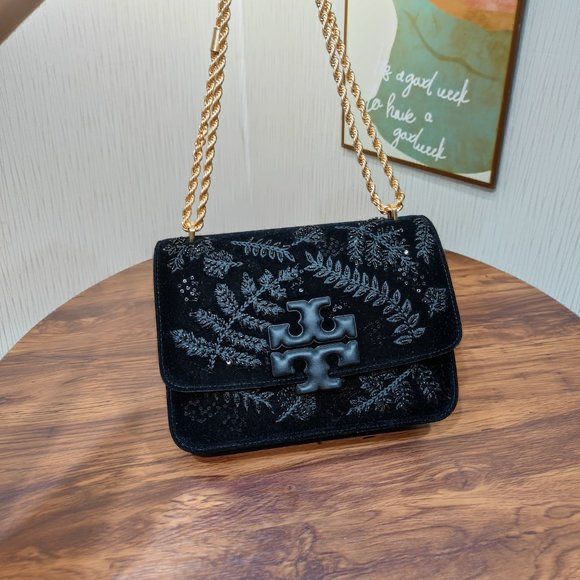 Buy First Copy Tory Burch elanor Embllished Convertible Chain Shoulder Bag - Master Quality 7A Mirror at Lowest Price Online India