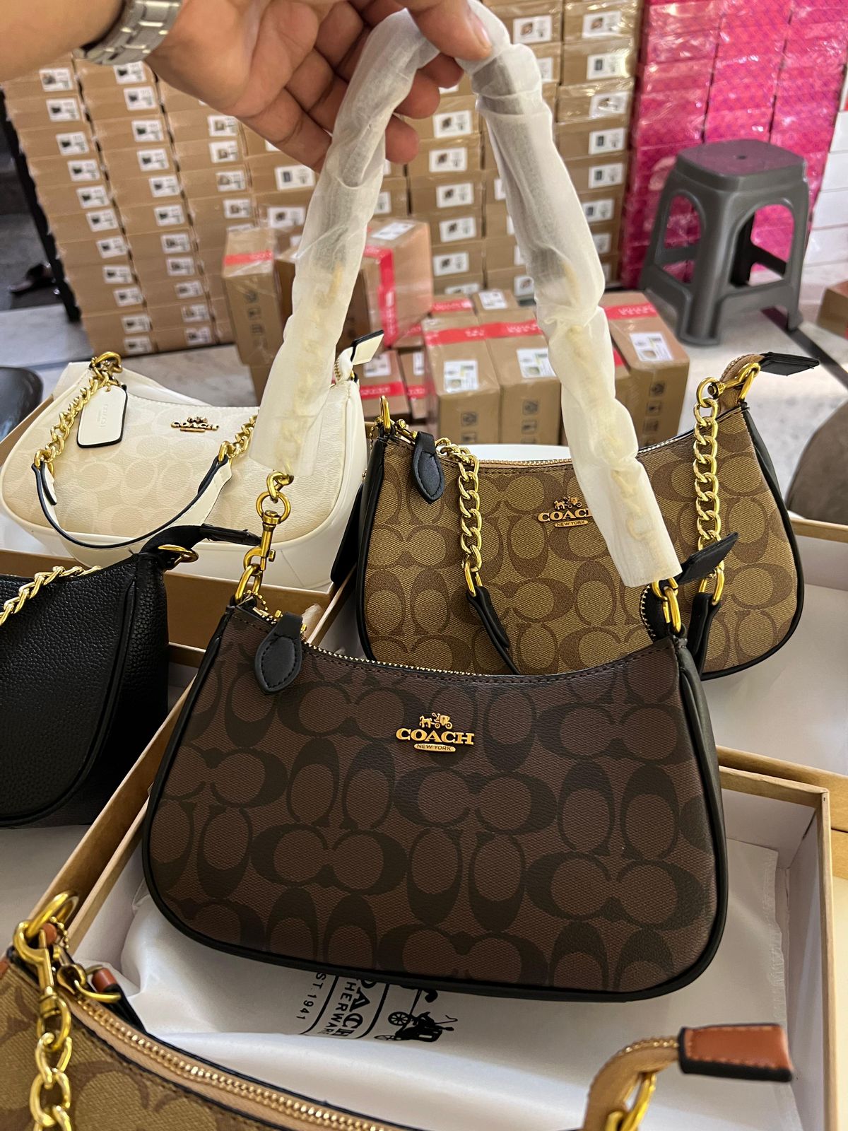 Buy First Copy Coach Teri Women’s Shoulder Sling Bag - Master Quality 7A Mirror at Lowest Price Online India