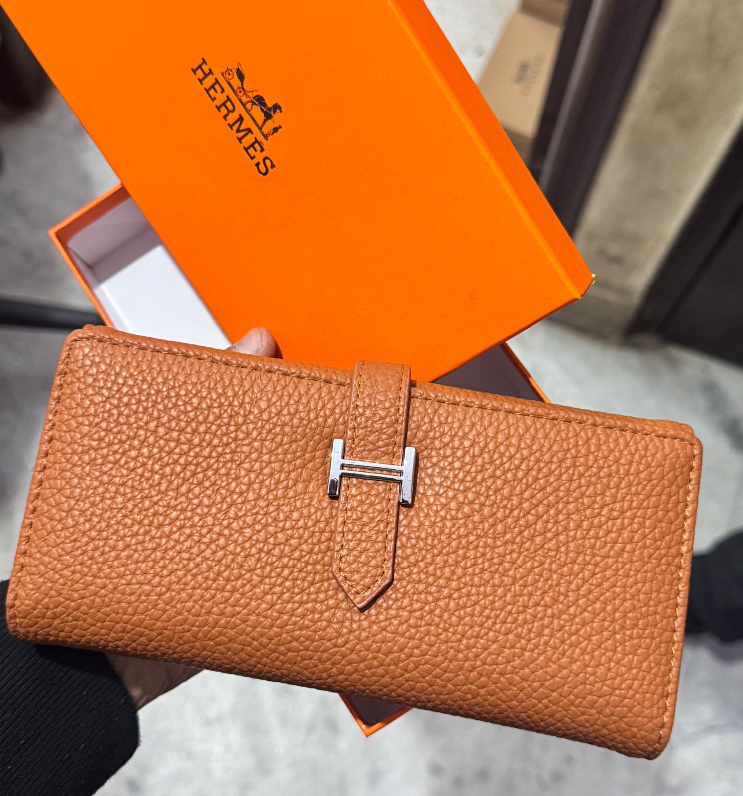 Buy First Copy Hermes Bearn Soufflet Ladies Wallet - Master Quality 7A Mirror at Lowest Price Online India
