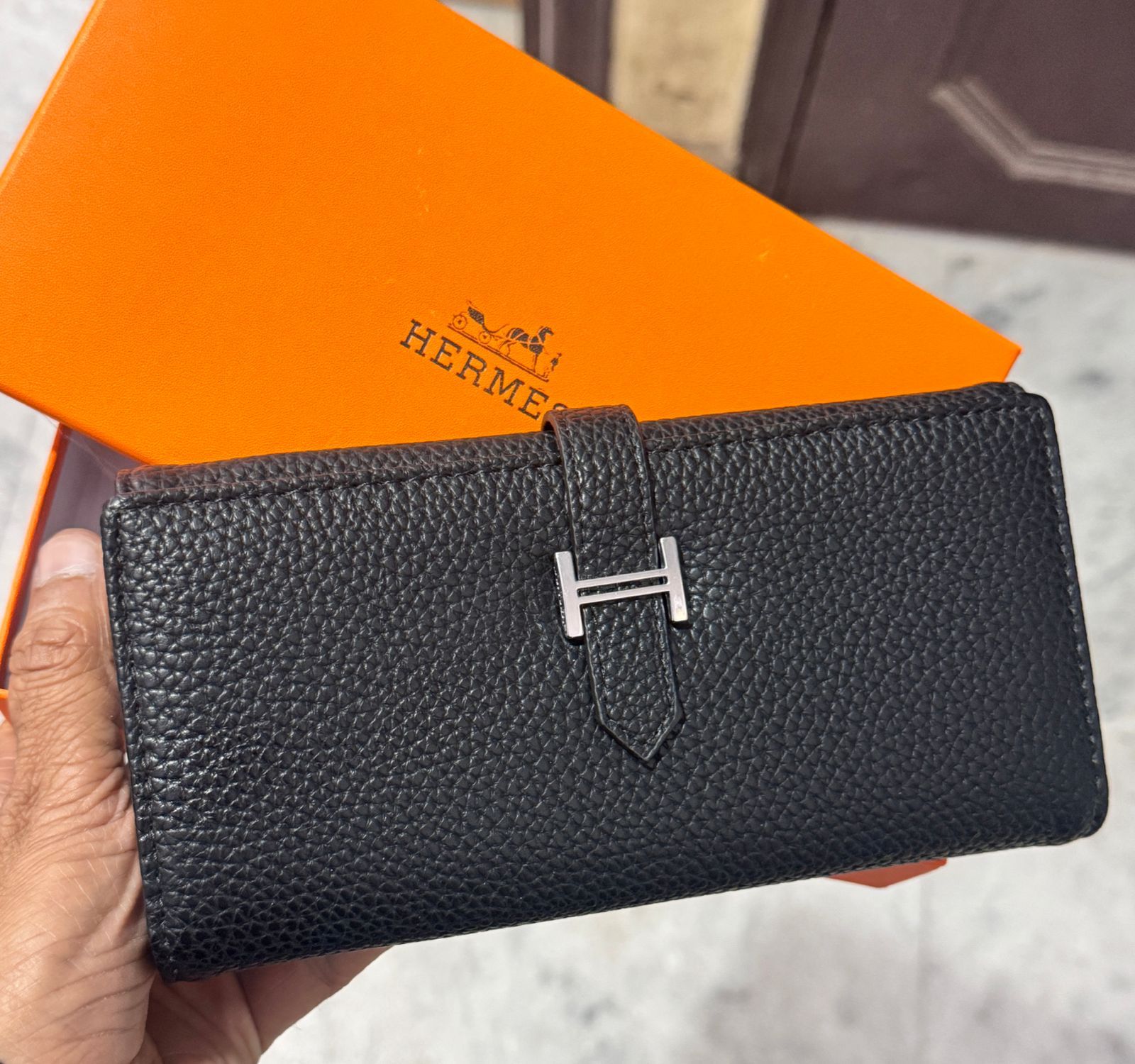 Buy First Copy Hermes Bearn Soufflet Ladies Wallet - Master Quality 7A Mirror at Lowest Price Online India