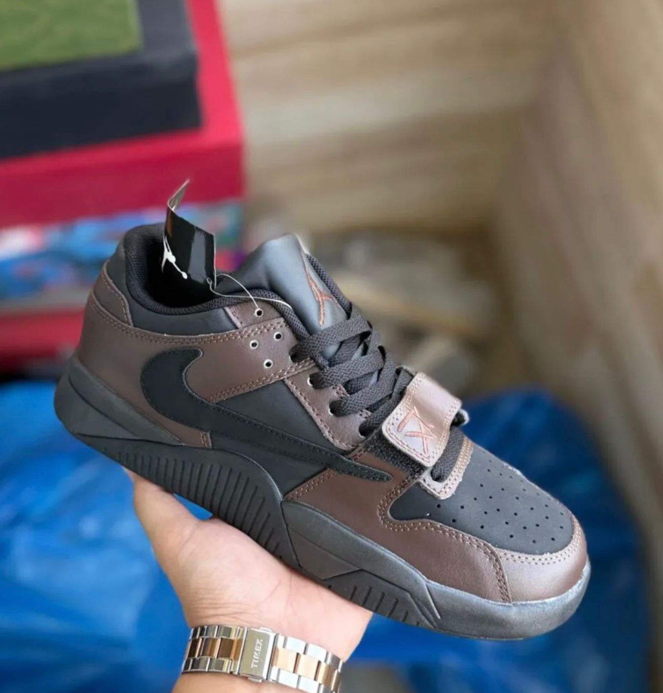 Buy First Copy Nike Air Jordan jumpman jack cactus dark mocha - Master Quality 7A Mirror at Lowest Price Online India
