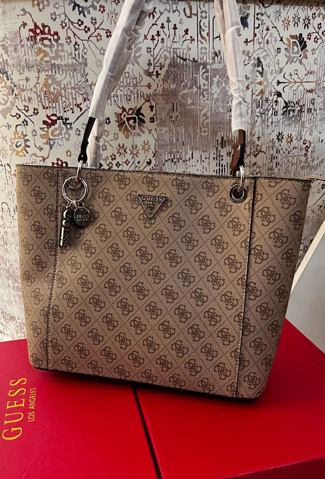 Buy First Copy Guess Noelle Book Tote Bag For Women - Master Quality 7A Mirror at Lowest Price Online India