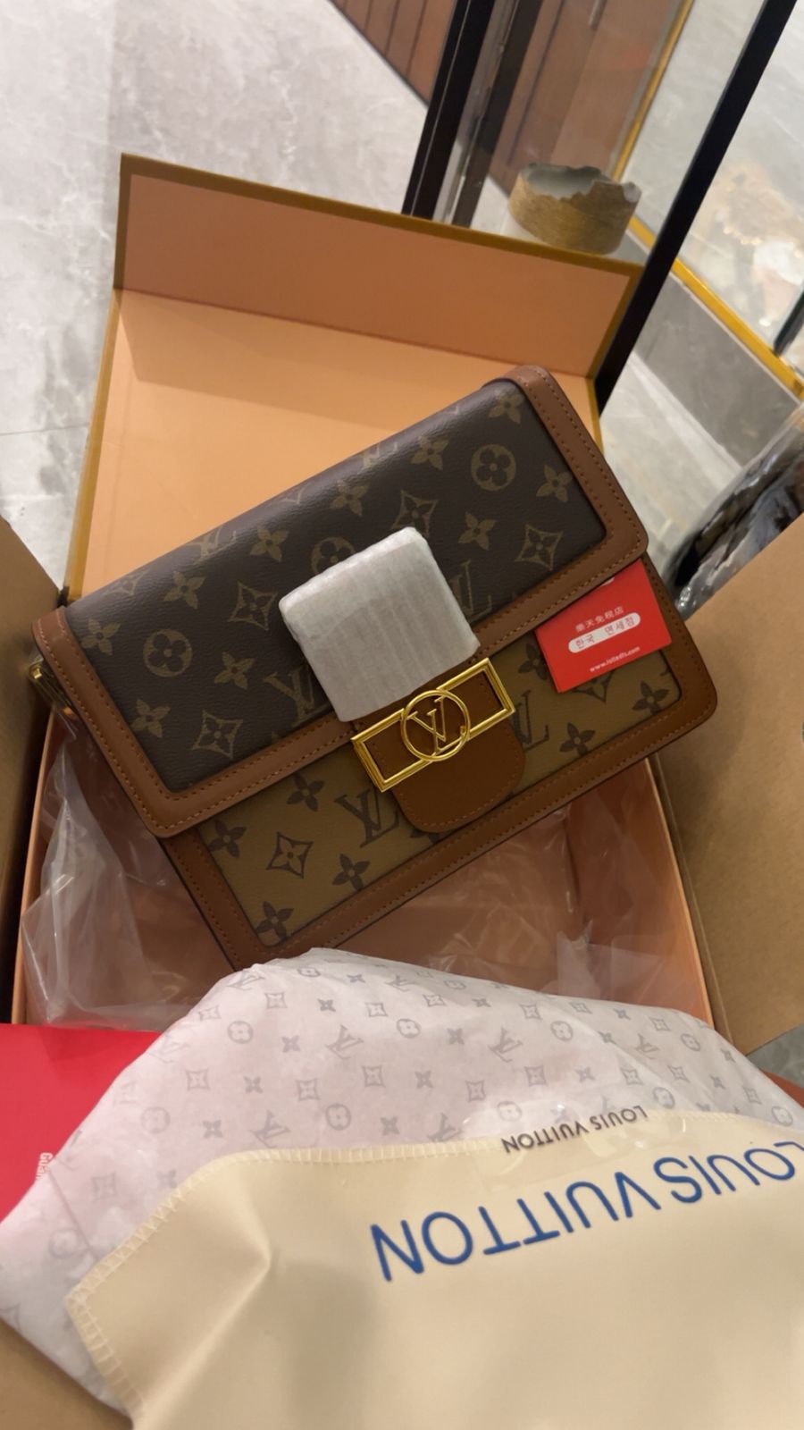 Buy First Copy Louis Vuitton Dauphine Genuine Calf Leather Bag - Master Quality 7A Mirror at Lowest Price Online India