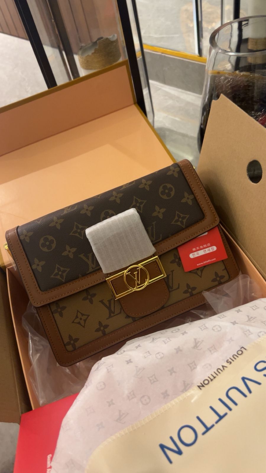 Buy First Copy Louis Vuitton Dauphine Genuine Calf Leather Bag - Master Quality 7A Mirror at Lowest Price Online India