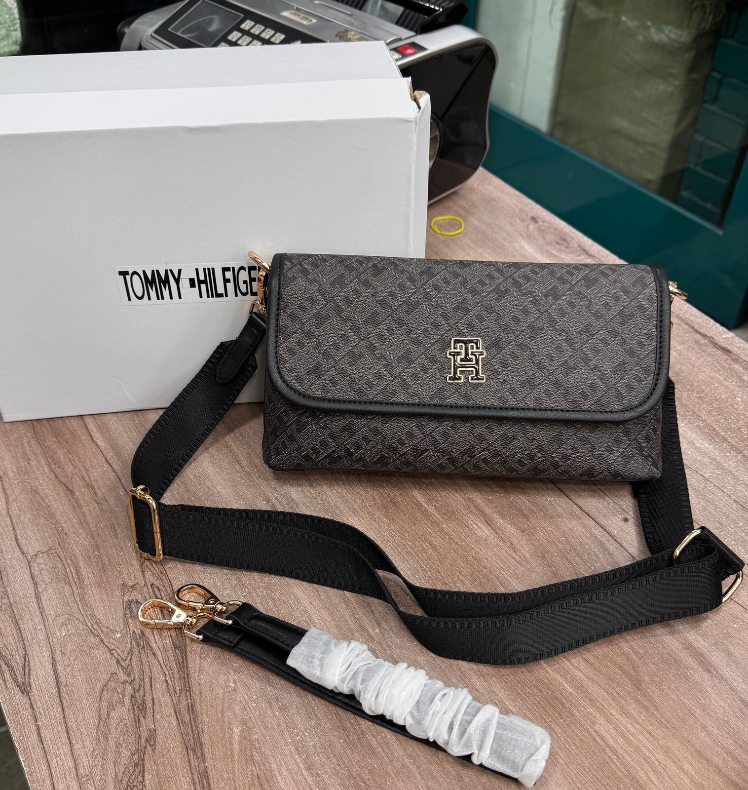 Buy First Copy Tommy Hilfiger Leather Sling Bag - Master Quality 7A Mirror at Lowest Price Online India