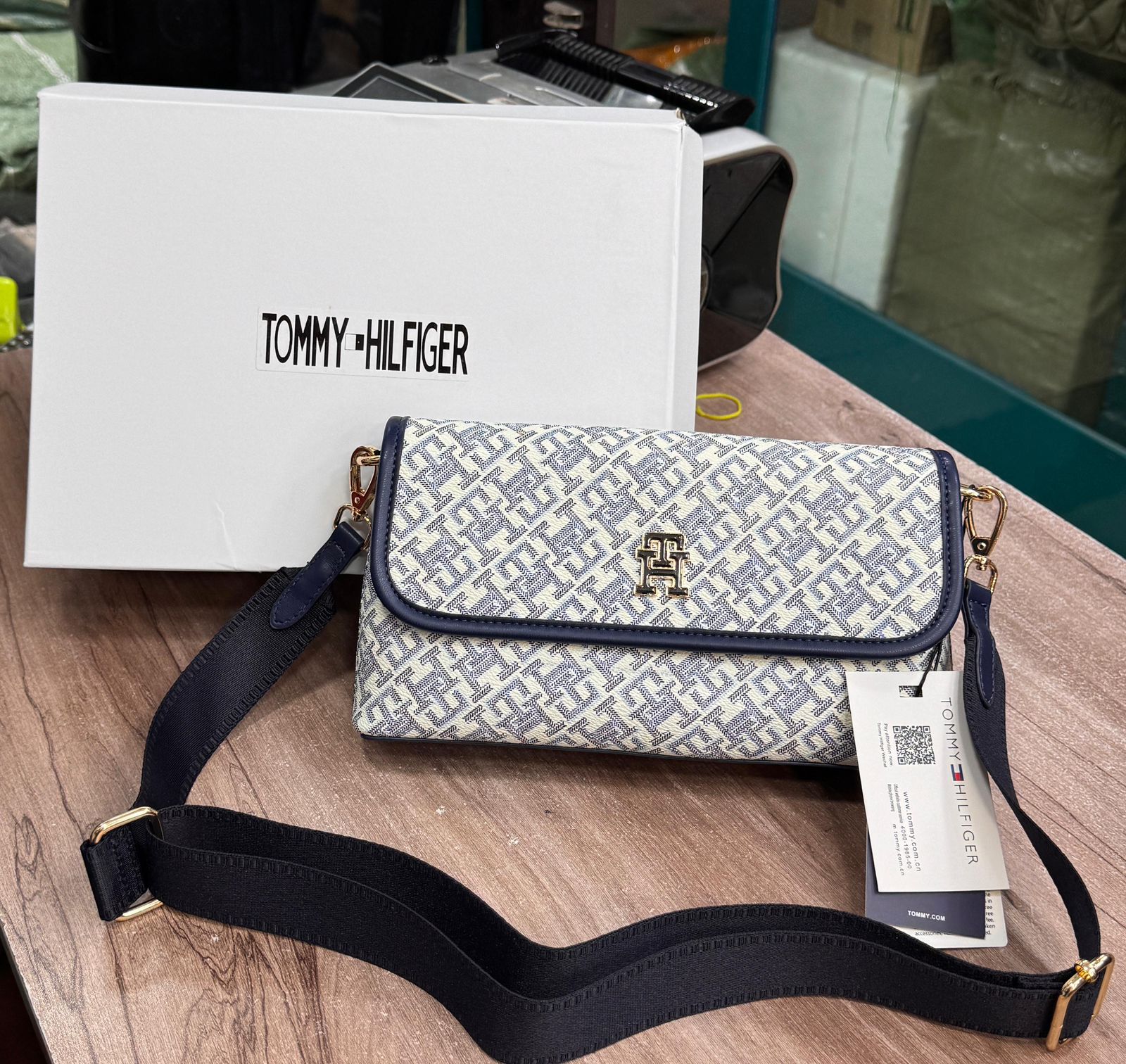 Buy First Copy Tommy Hilfiger Leather Sling Bag - Master Quality 7A Mirror at Lowest Price Online India