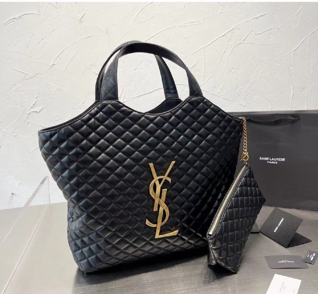 Buy First Copy YSL Yves Saint Laurent Quilted Tote Bag For Women - Master Quality 7A Mirror at Lowest Price Online India