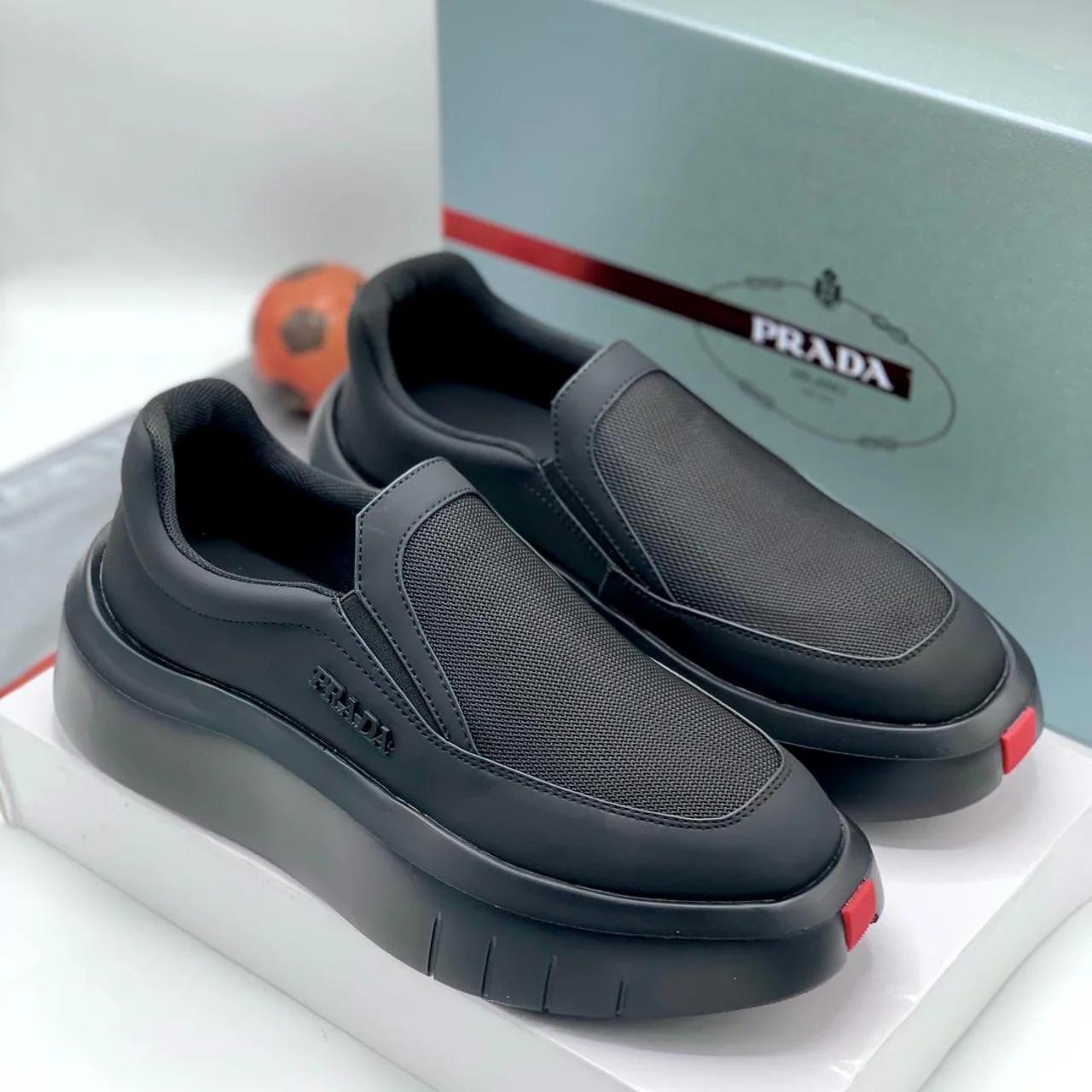 Buy First Copy Prada Millan Slip-on Sneakers For Men - Master Quality 7A Mirror at Lowest Price Online India
