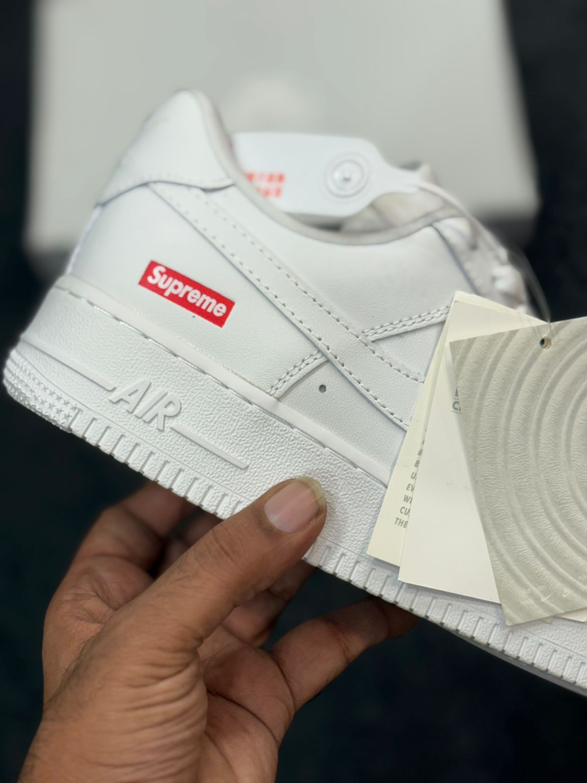 Buy First Copy Nike Air Force one Low x supreme Men’s Sneakers - Master Quality 7A Mirror at Lowest Price Online India